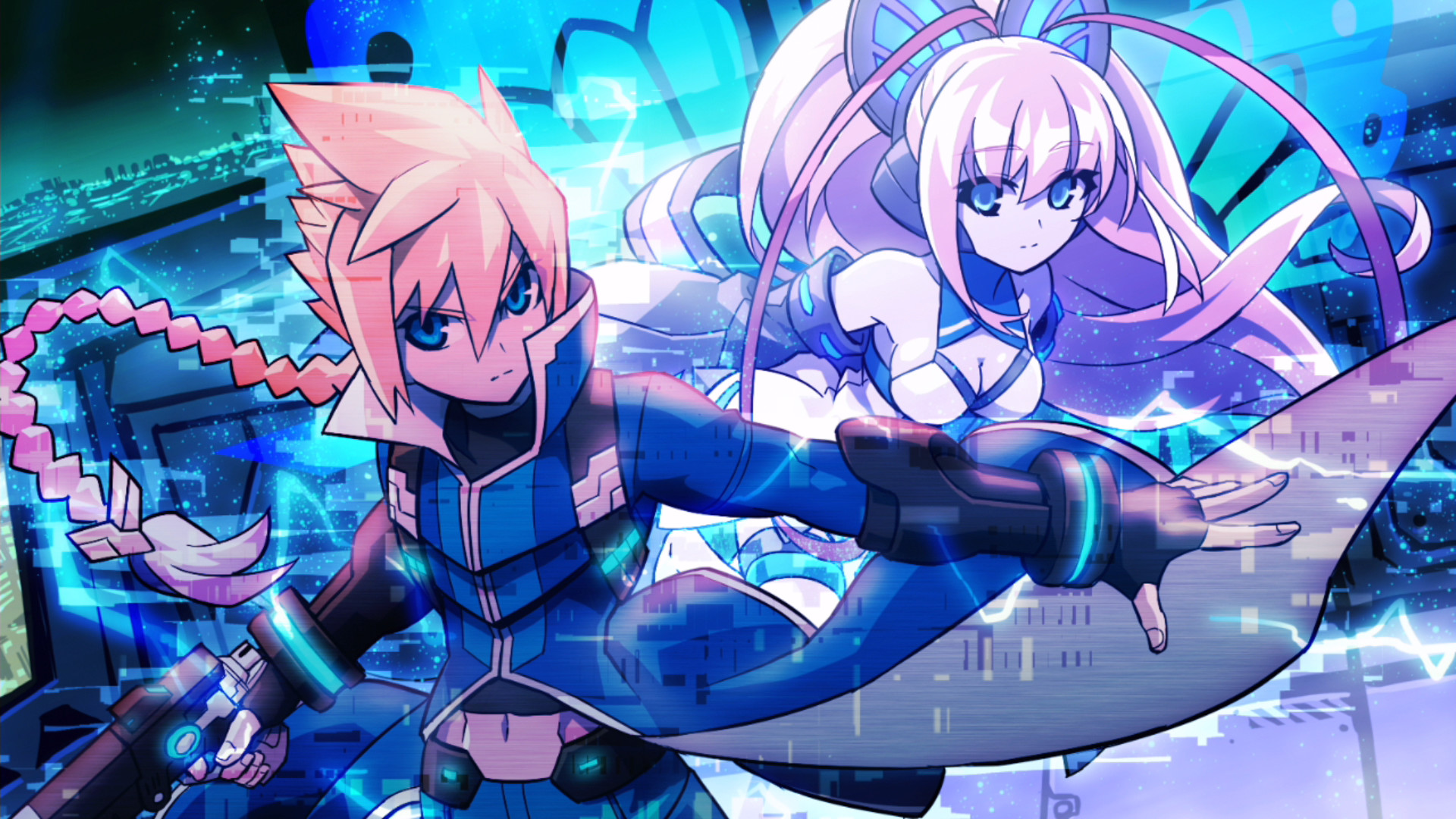 Скриншот: Azure Striker Gunvolt 2