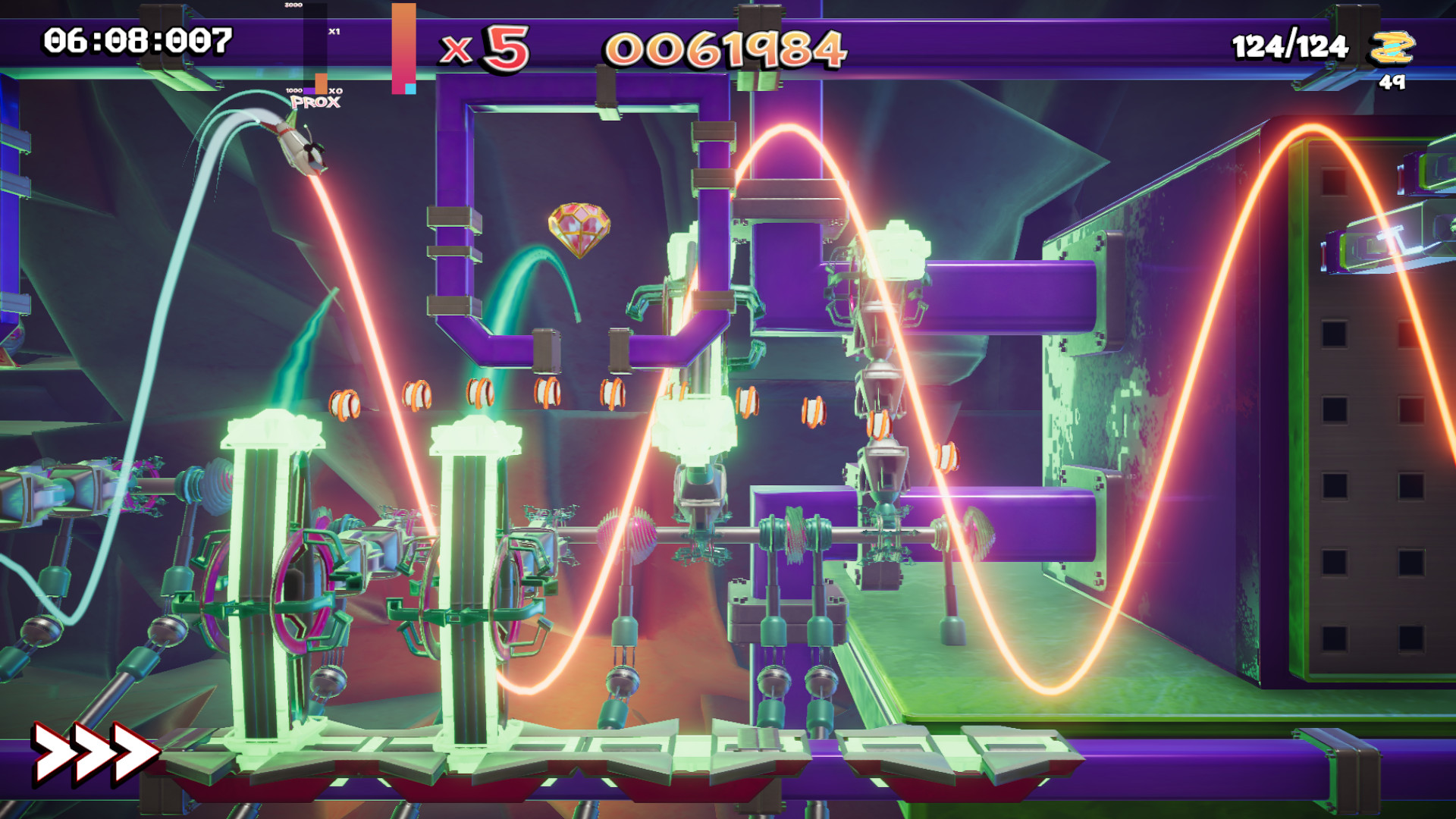 Скриншот: Wavey The Rocket