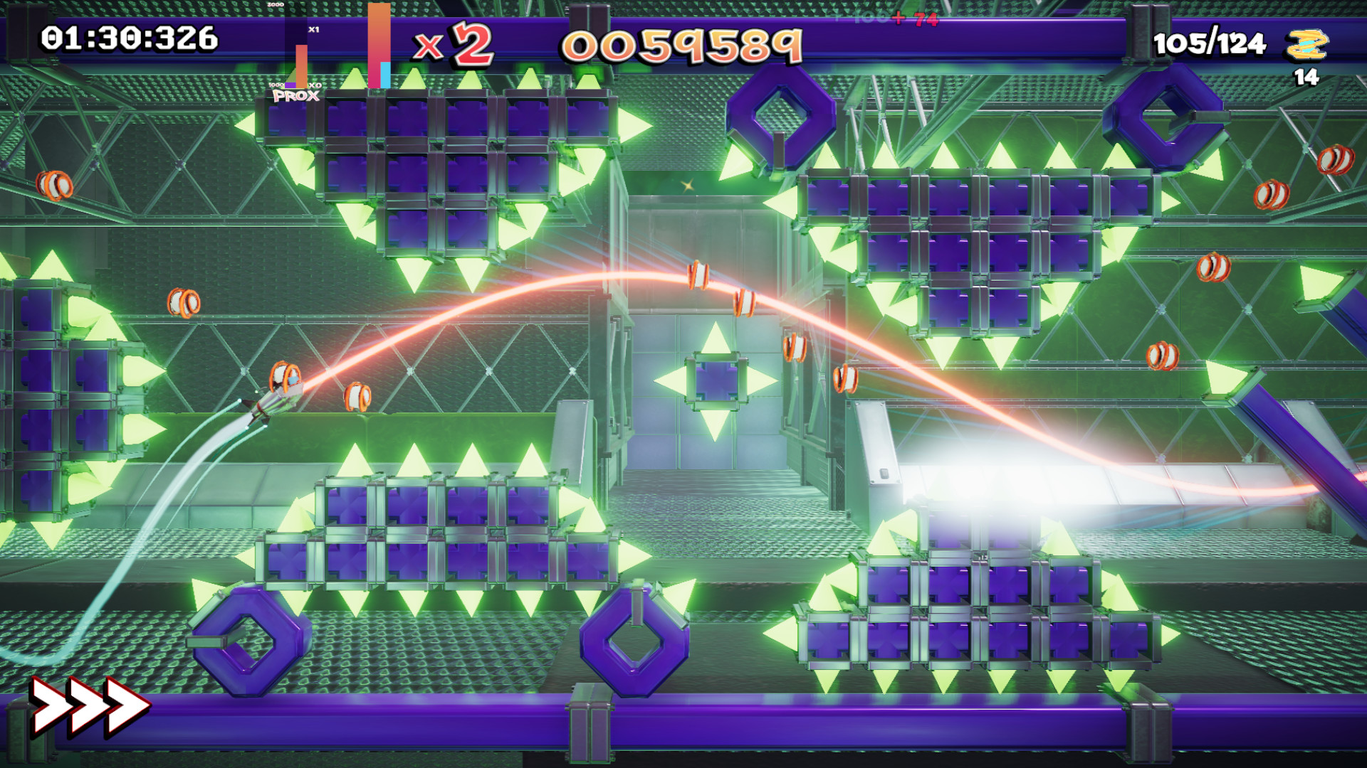 Скриншот: Wavey The Rocket