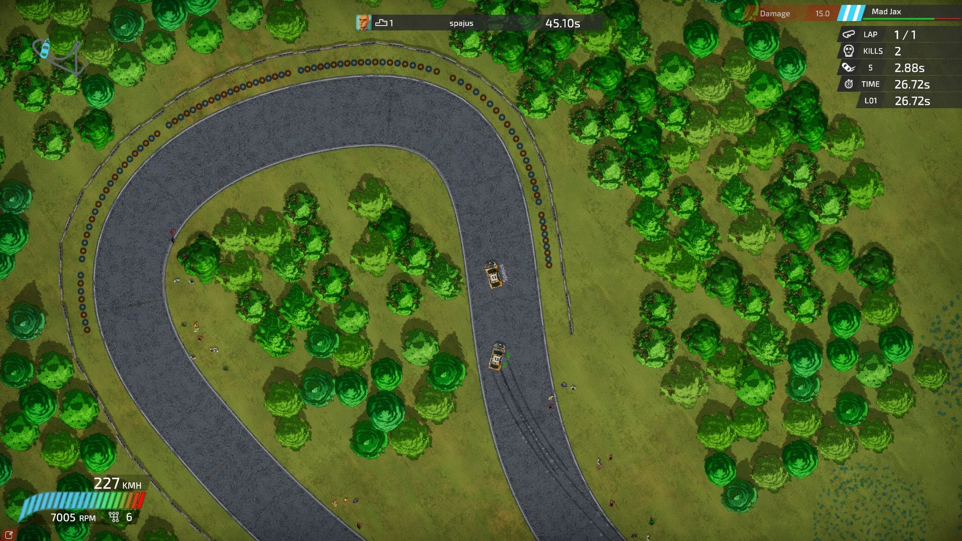 Скриншот: Bloody Rally Show