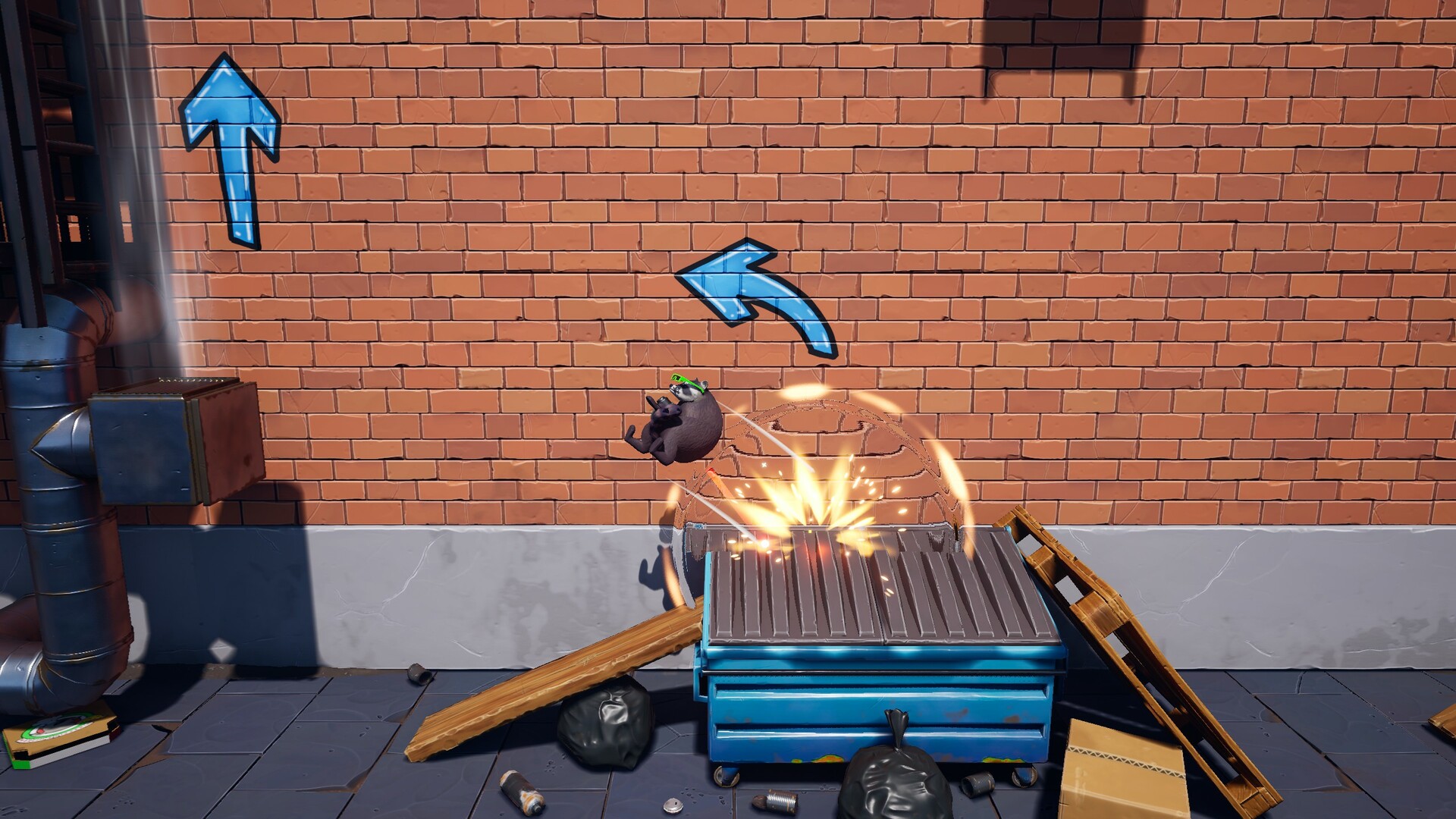 Скриншот: Raccoon Roller