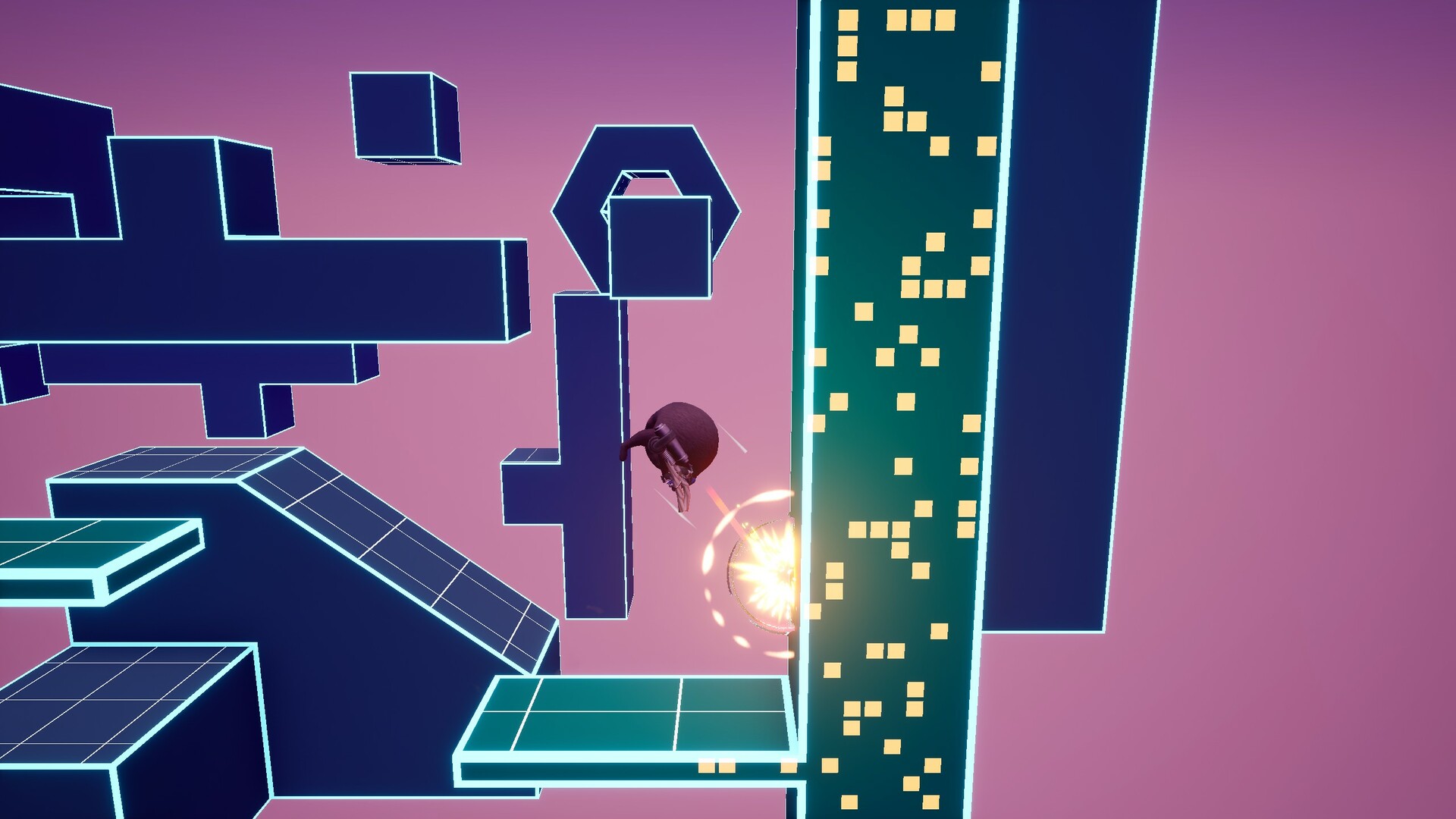 Скриншот: Raccoon Roller