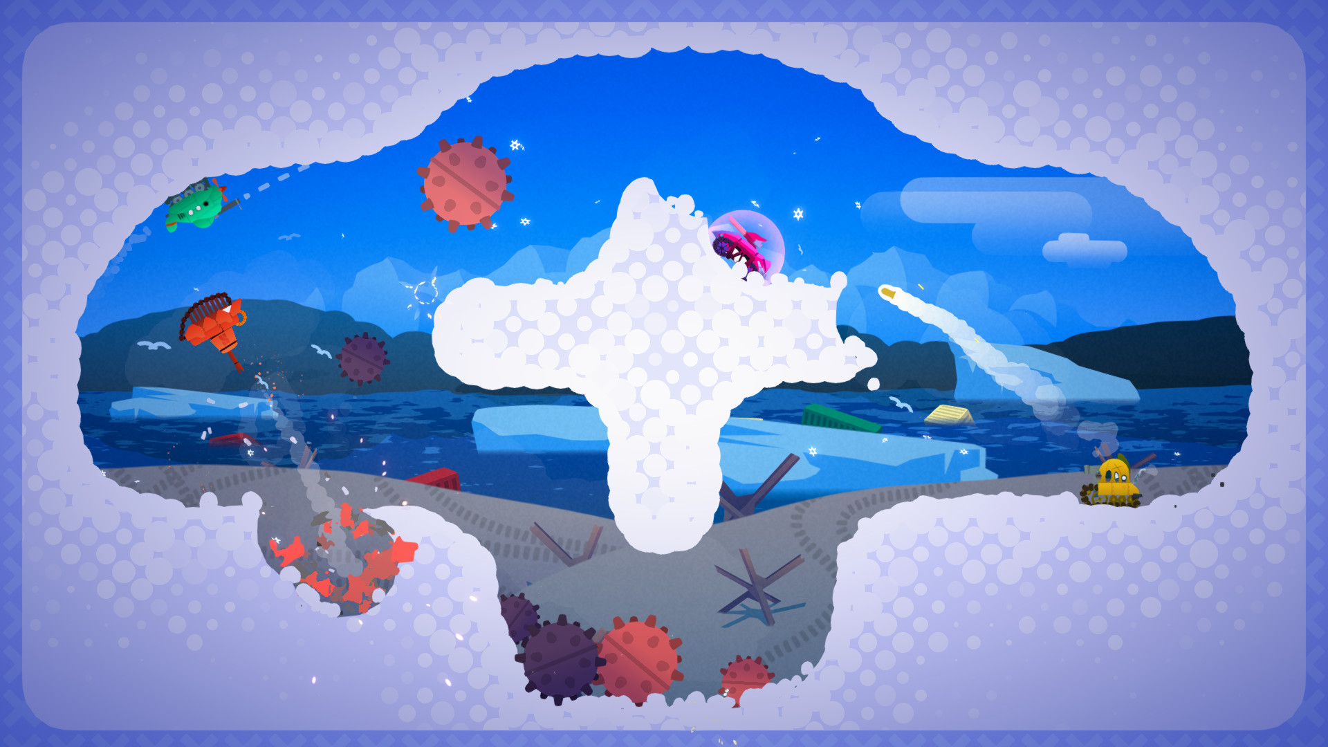 Скриншот: Treadnauts