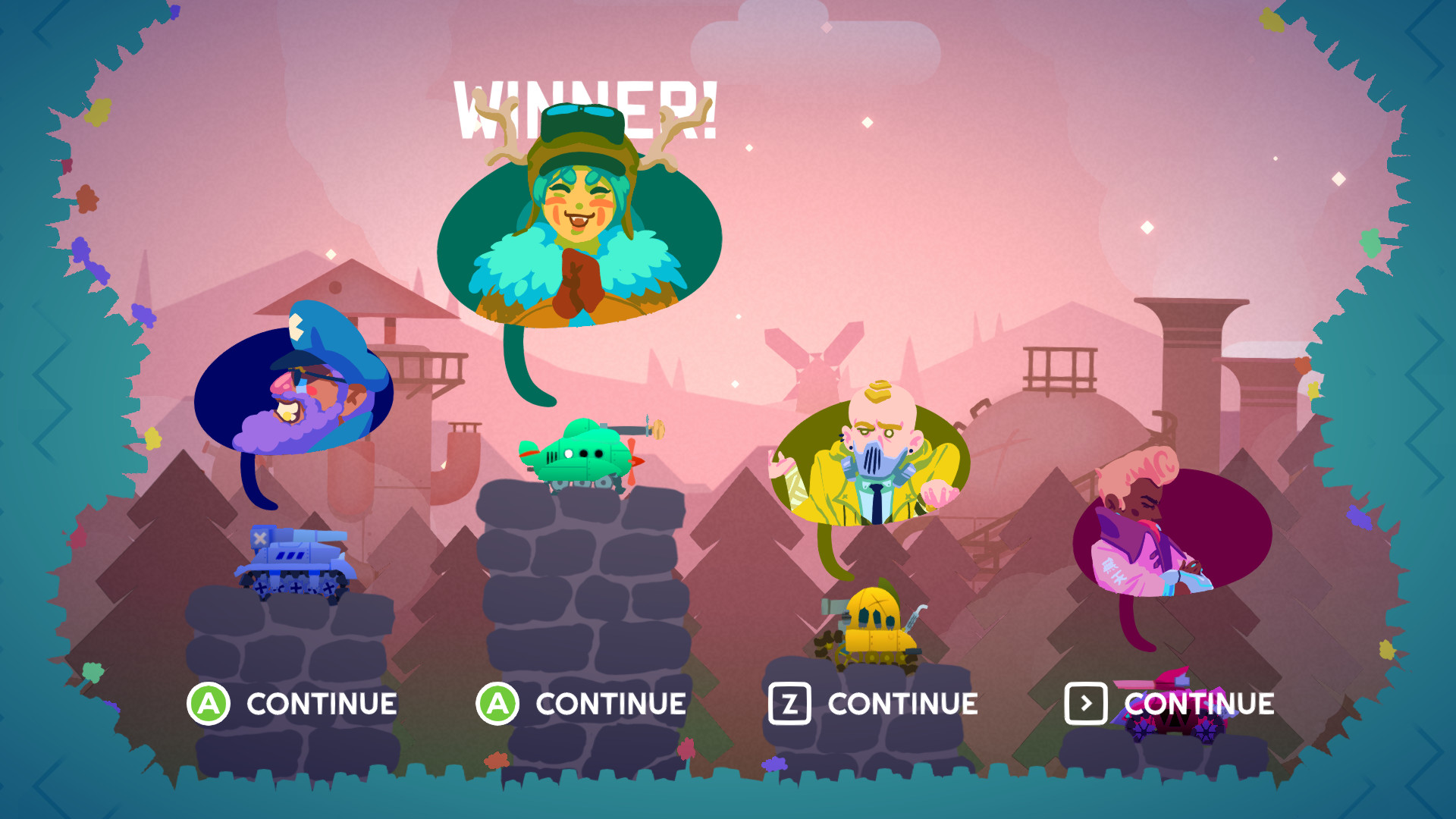 Скриншот: Treadnauts