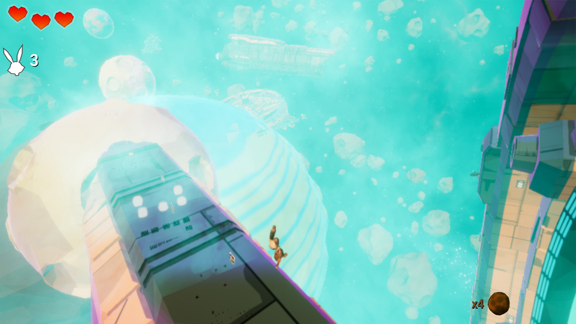 Скриншот: Angry Bunny 2: Lost hole