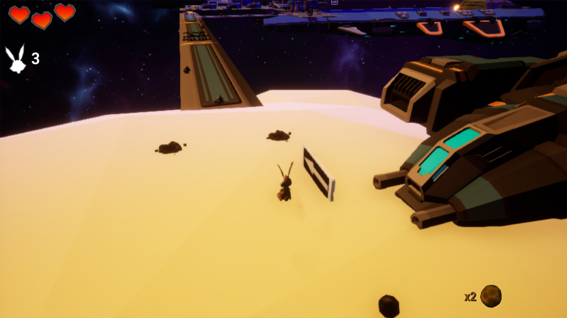 Скриншот: Angry Bunny 2: Lost hole