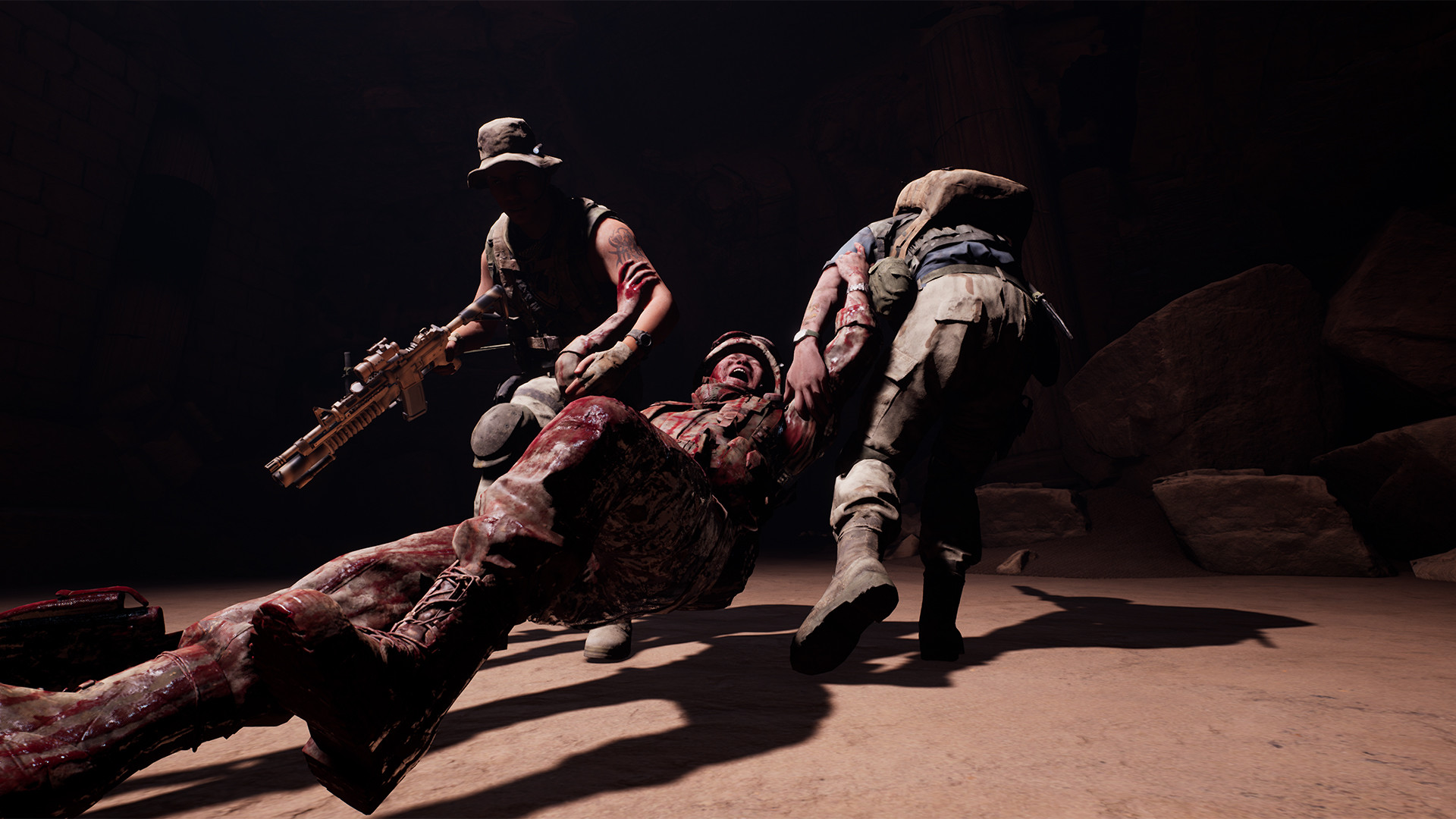 Скриншот: The Dark Pictures Anthology: House of Ashes