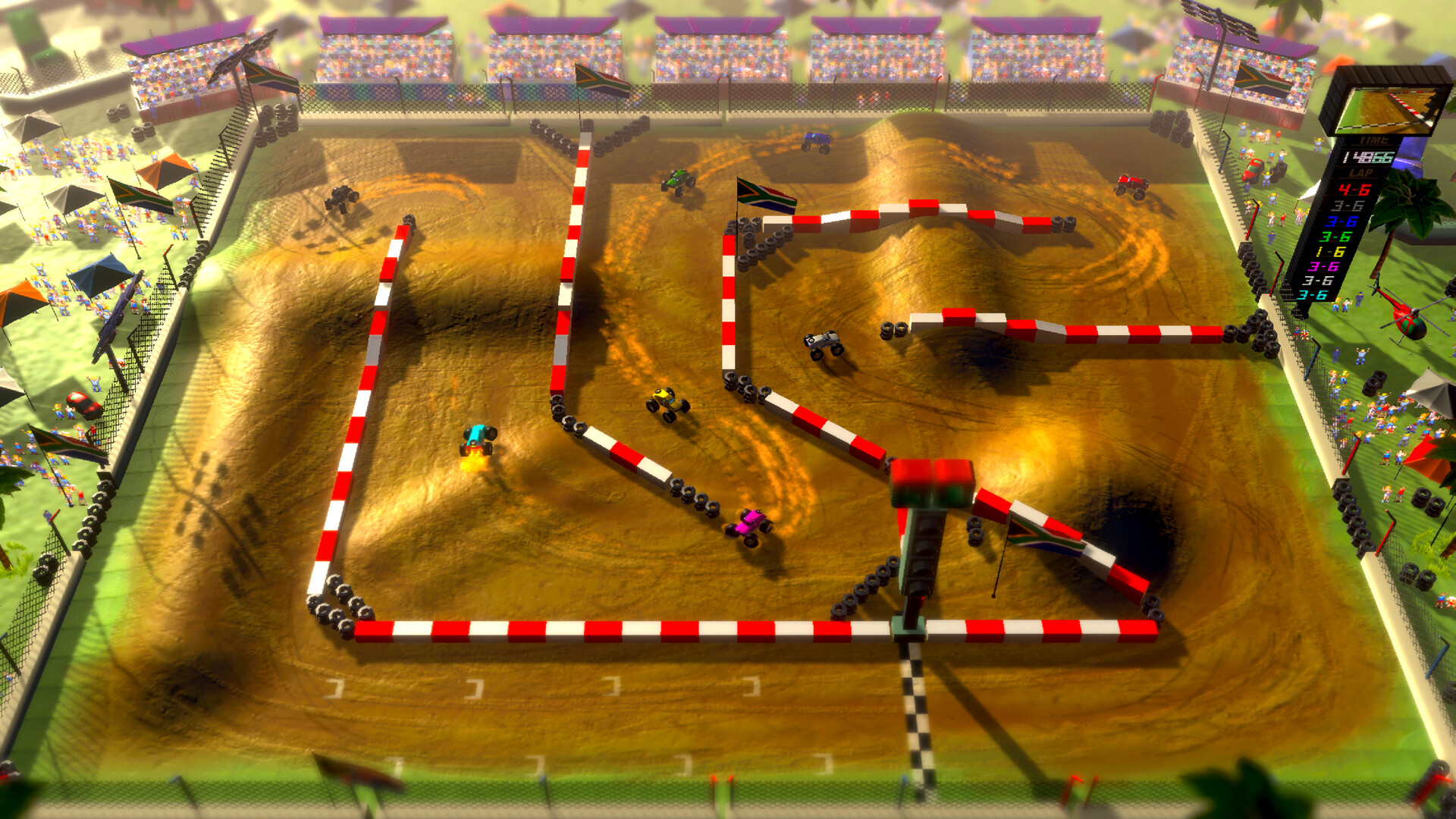 Скриншот: Rock 'N Racing Off Road DX