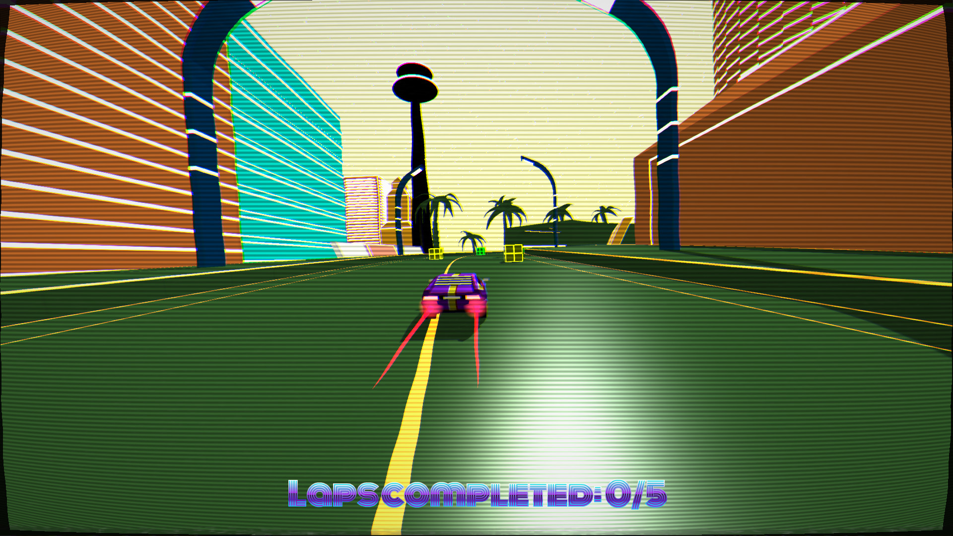 Скриншот: Retro Racer