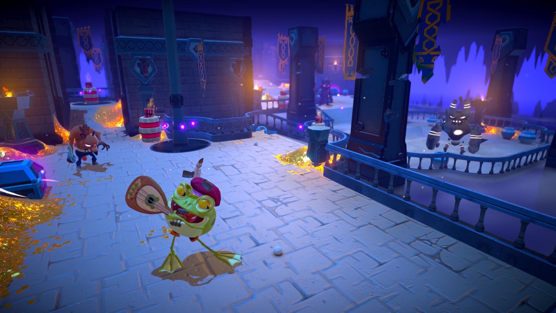 Скриншот: Dungeon Golf