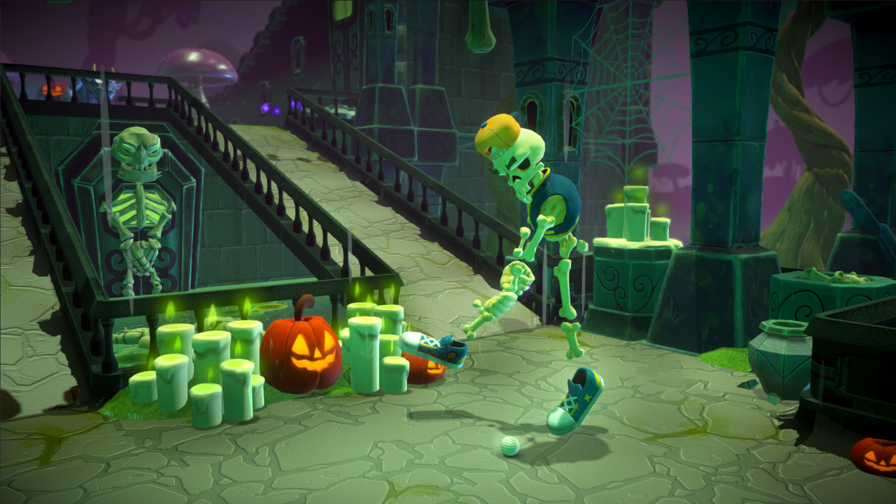 Скриншот: Dungeon Golf