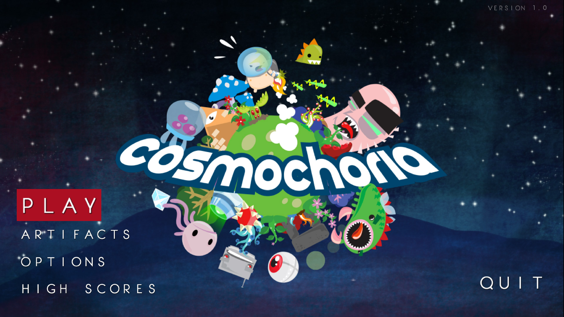 Скриншот: Cosmochoria