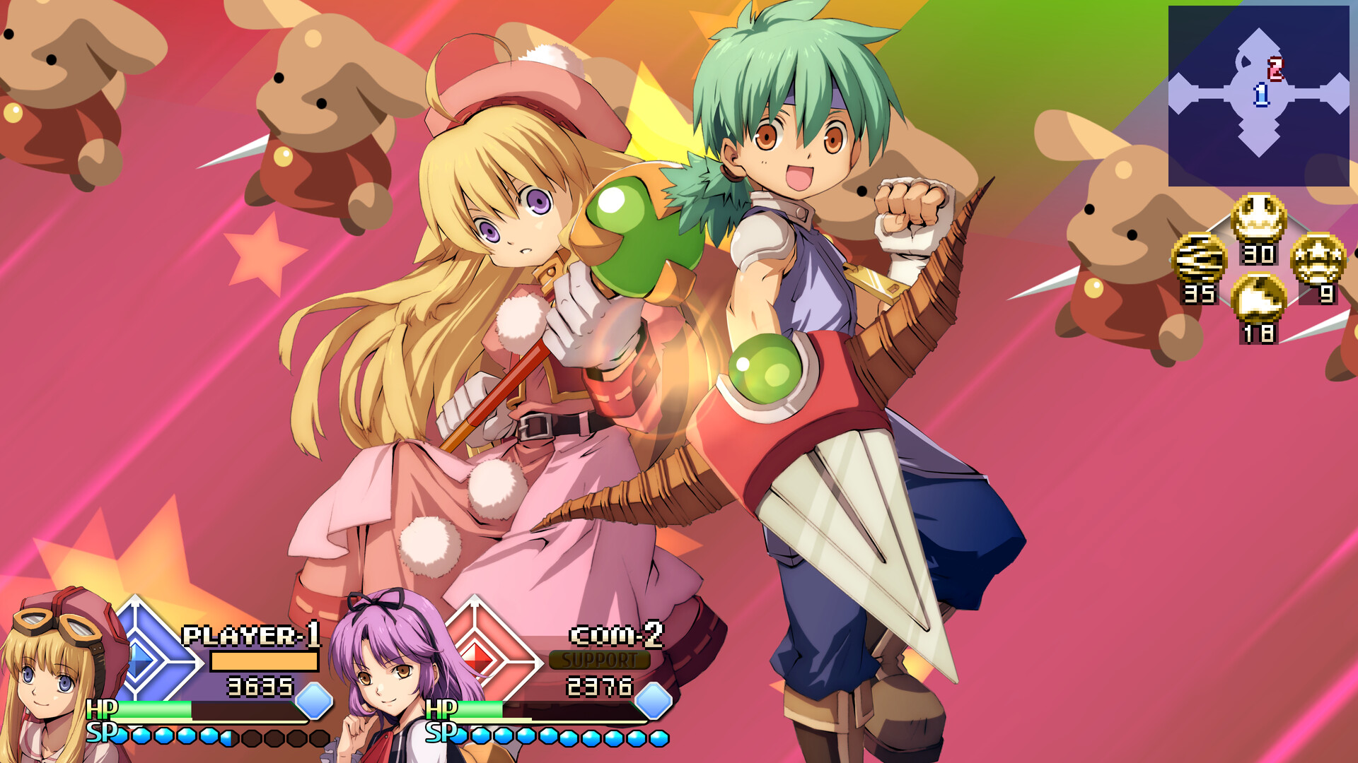 Скриншот: Ys vs. Trails in the Sky: Alternative Saga