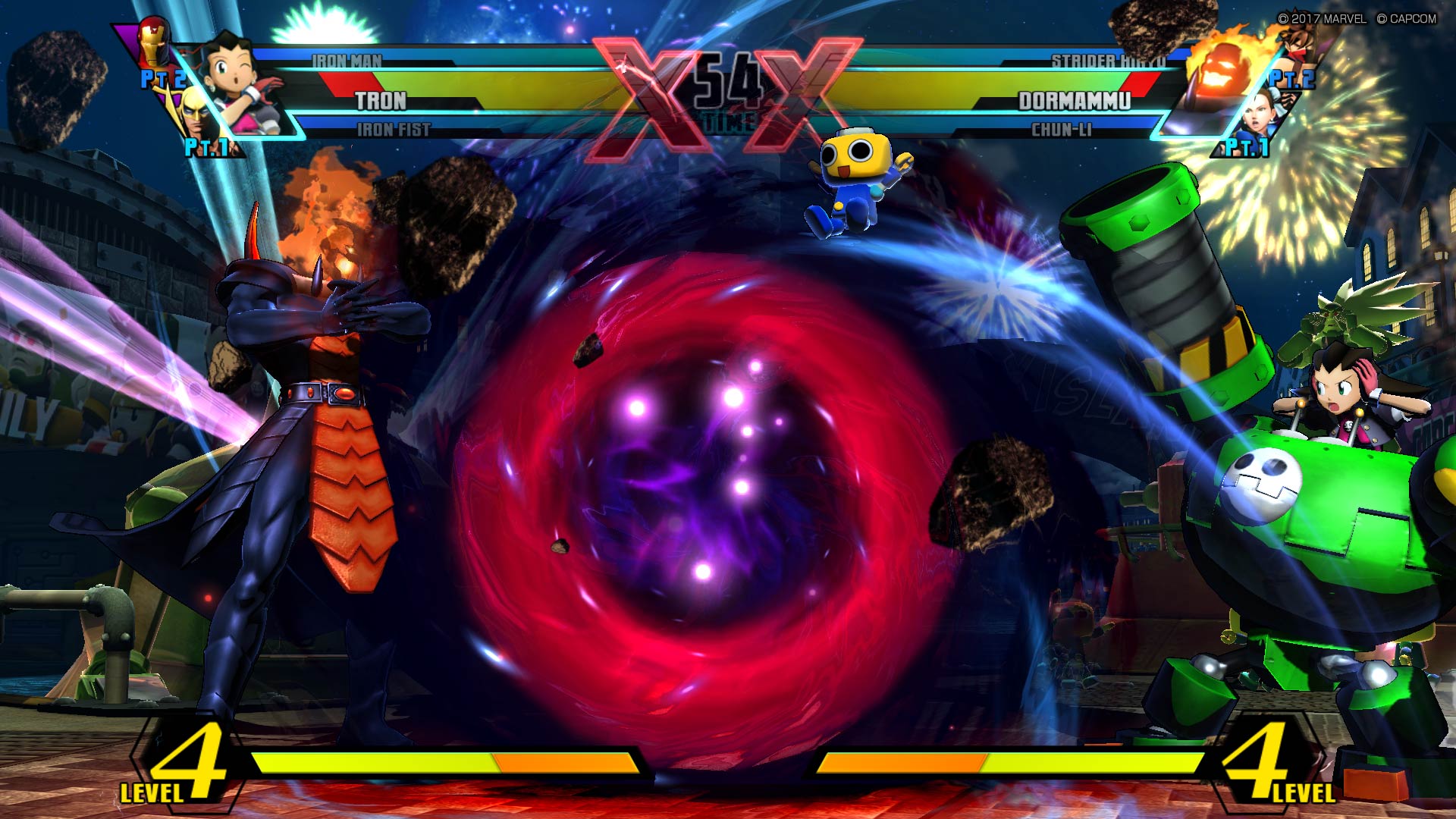 Скриншот: ULTIMATE MARVEL VS. CAPCOM 3