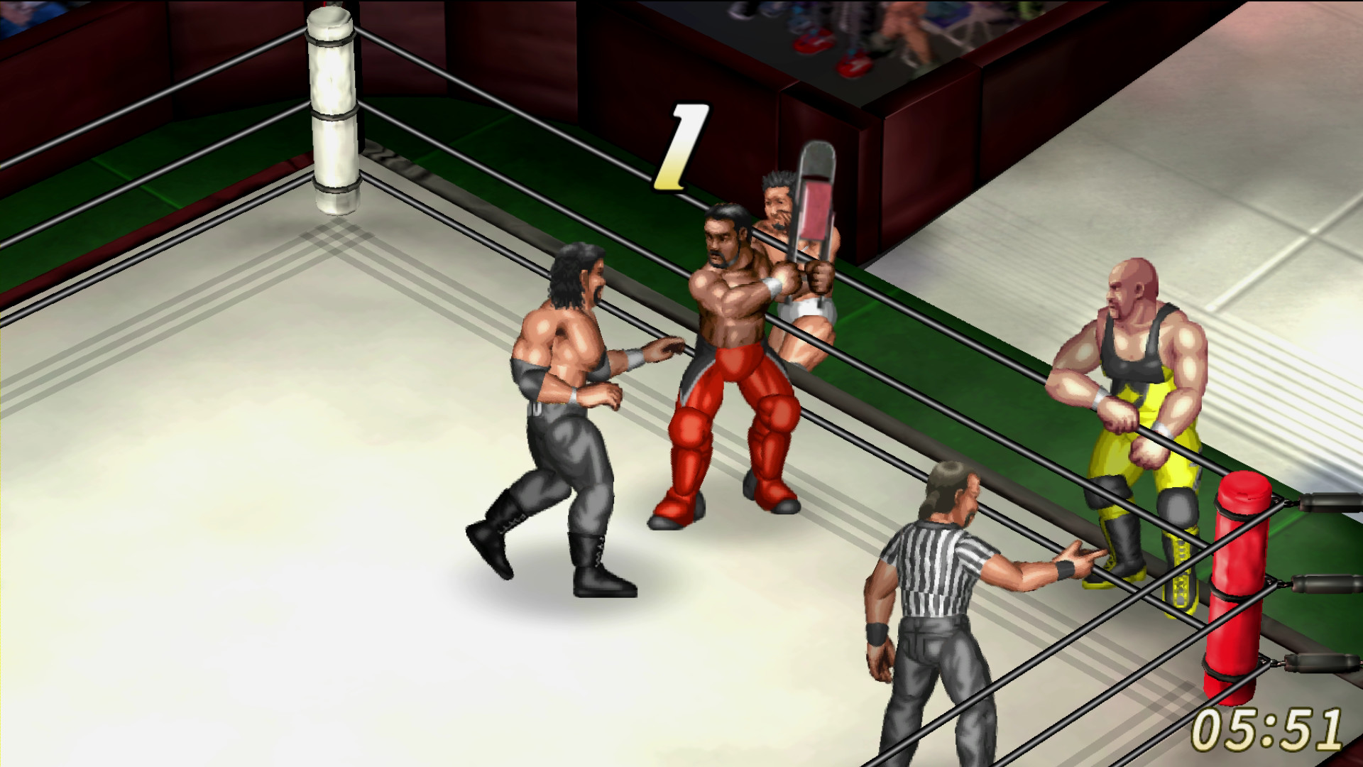 Скриншот: Fire Pro Wrestling World