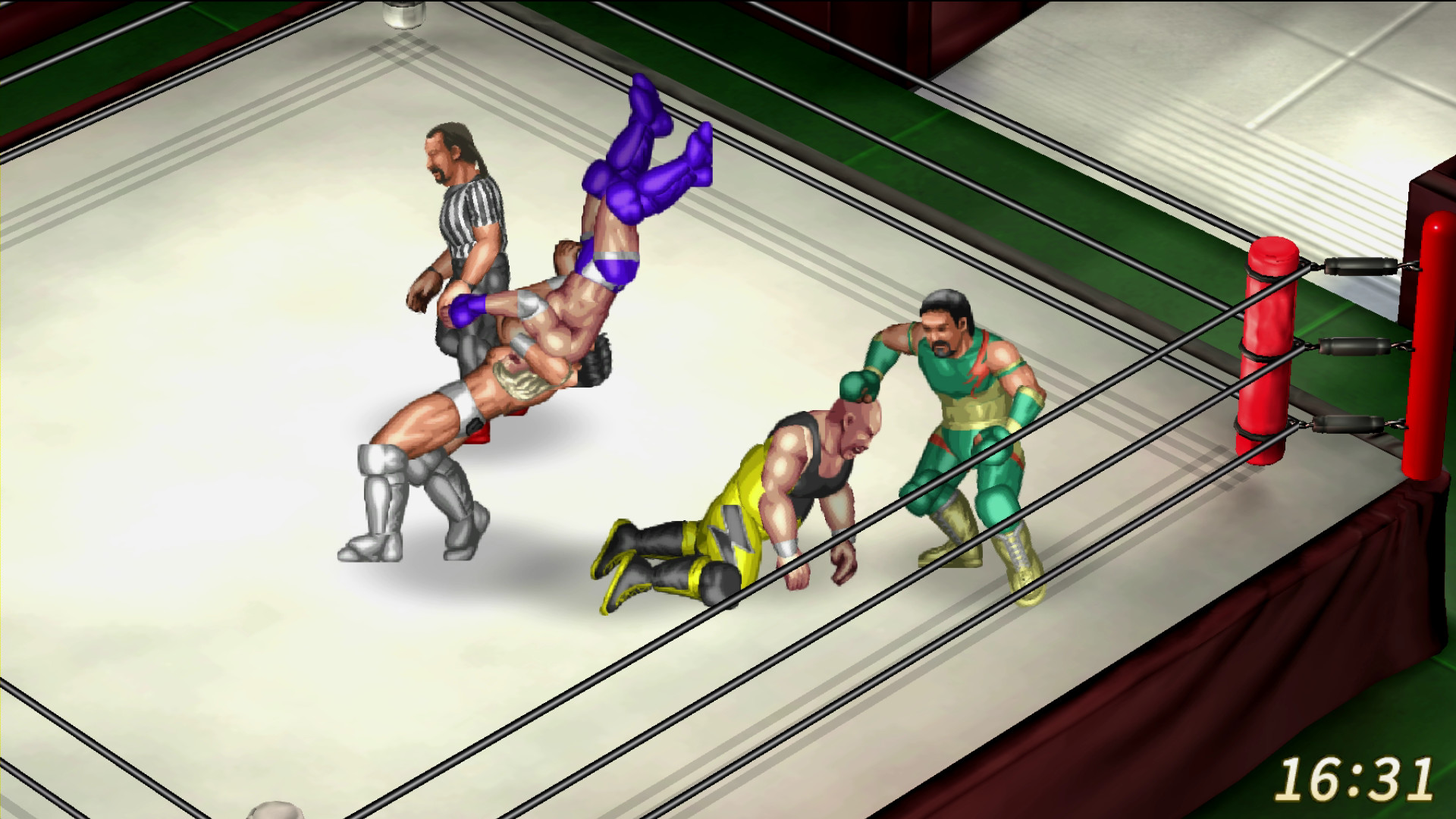 Скриншот: Fire Pro Wrestling World