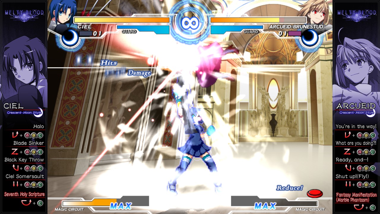 Скриншот: Melty Blood Actress Again Current Code