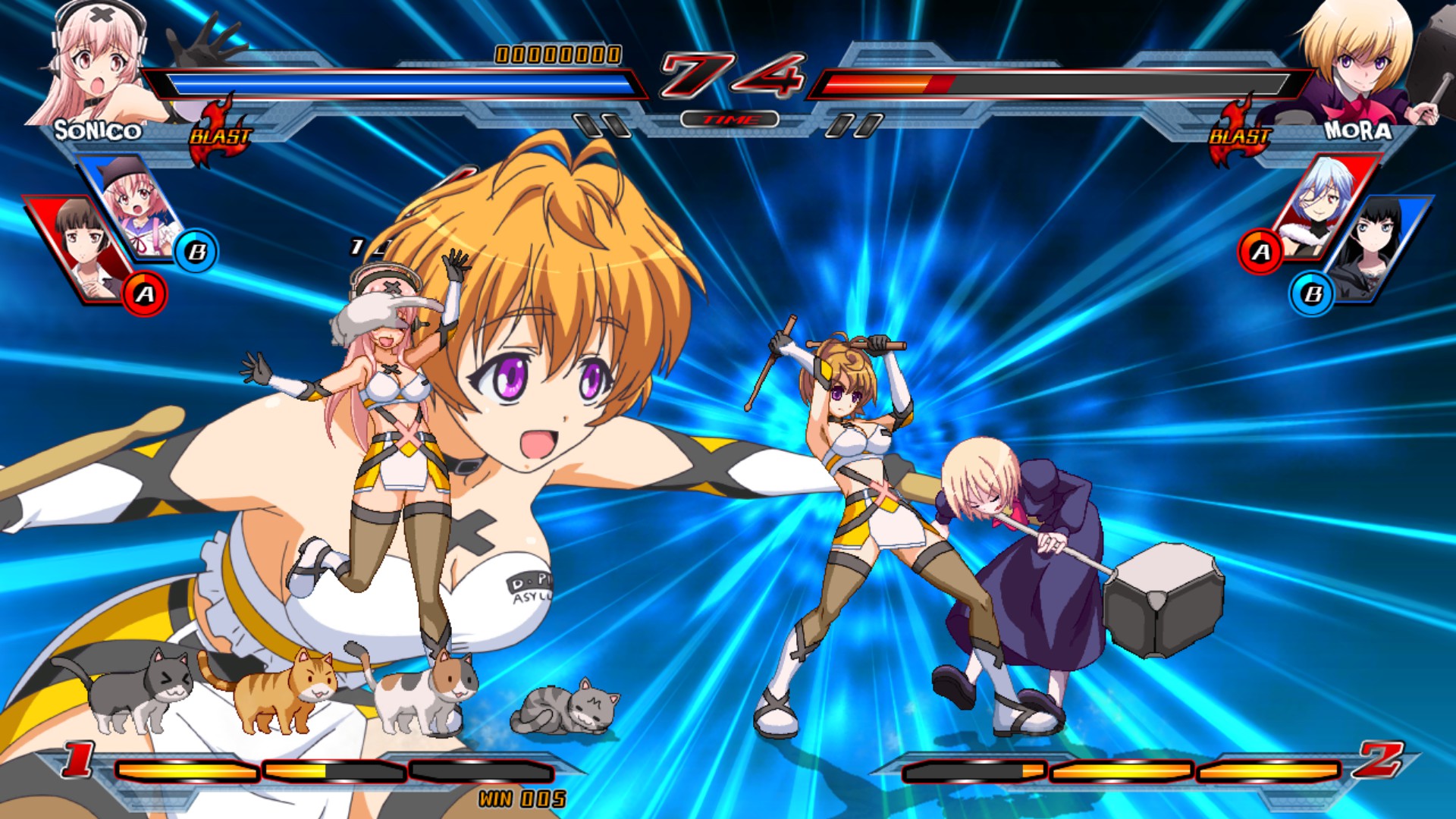 Скриншот 18: Nitroplus Blasterz: Heroines Infinite Duel