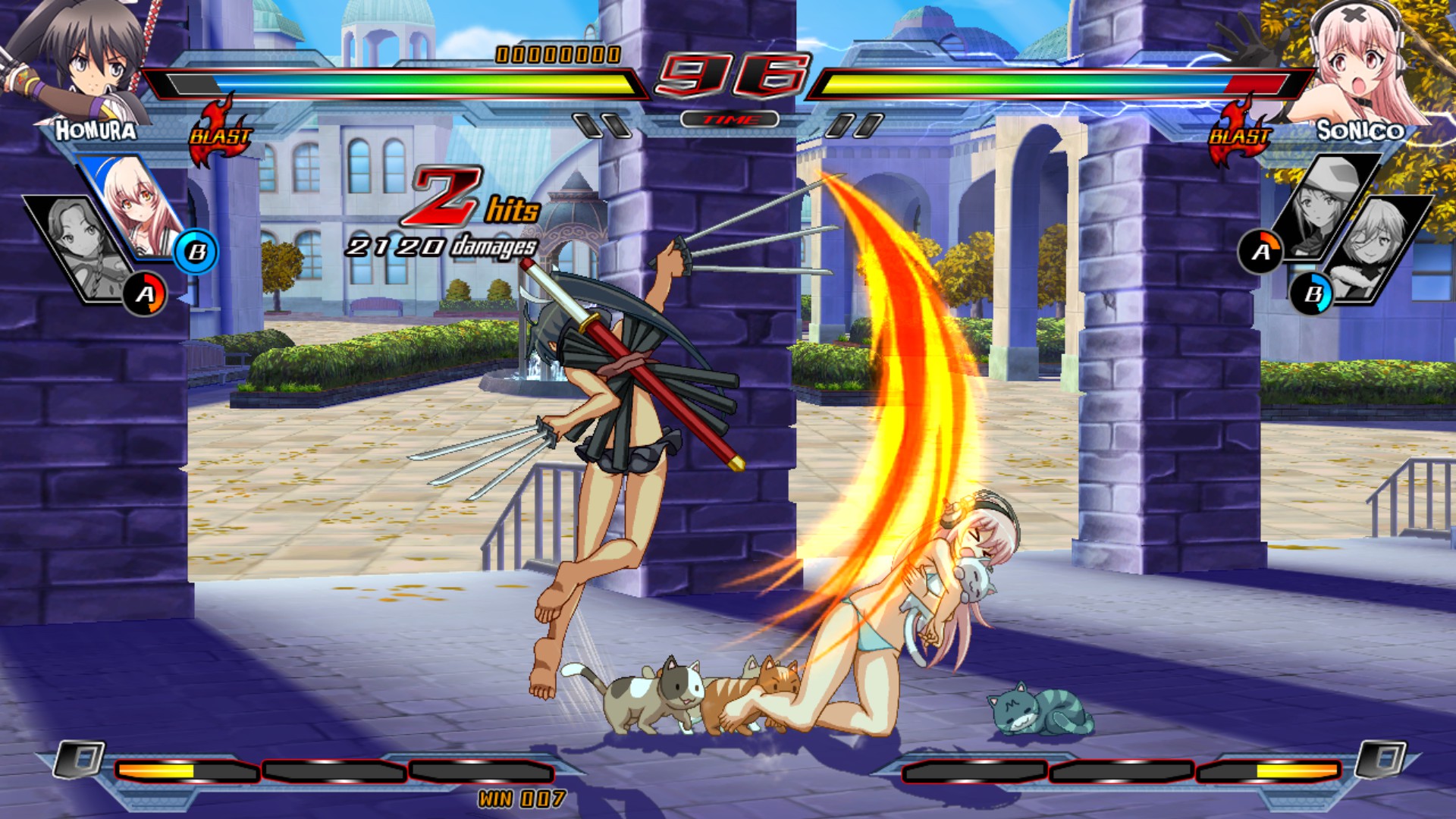 Скриншот 10: Nitroplus Blasterz: Heroines Infinite Duel