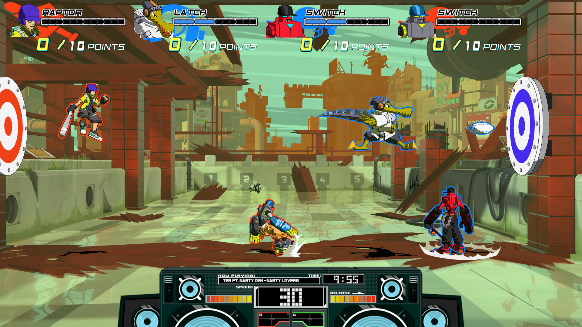 Скриншот: Lethal League Blaze