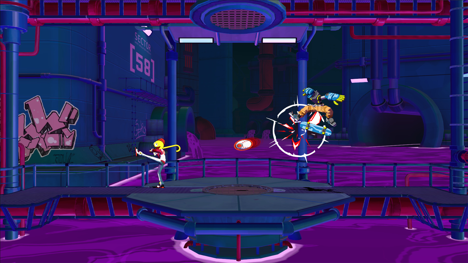 Скриншот: Lethal League Blaze