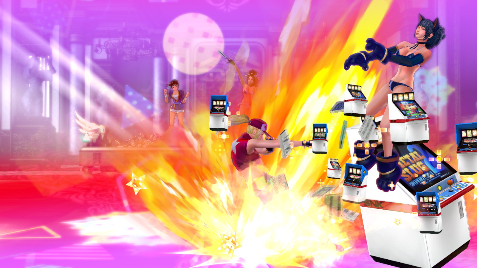 Скриншот: SNK HEROINES Tag Team Frenzy