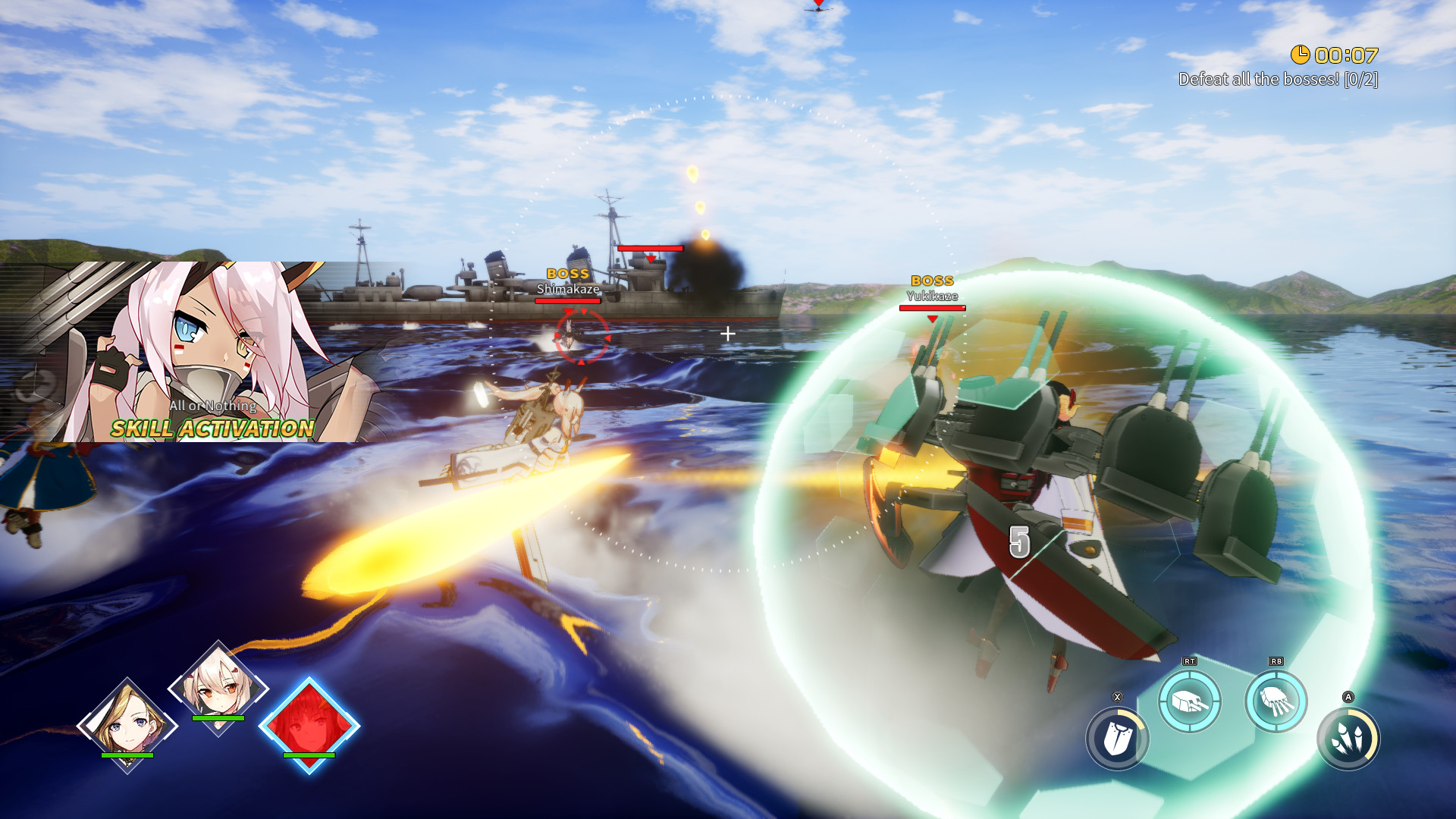 Скриншот 7: Azur Lane Crosswave