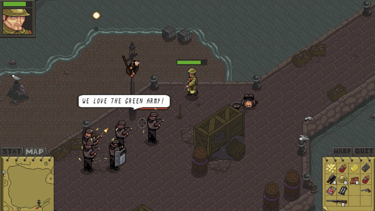 Скриншот: Super Trench Attack!