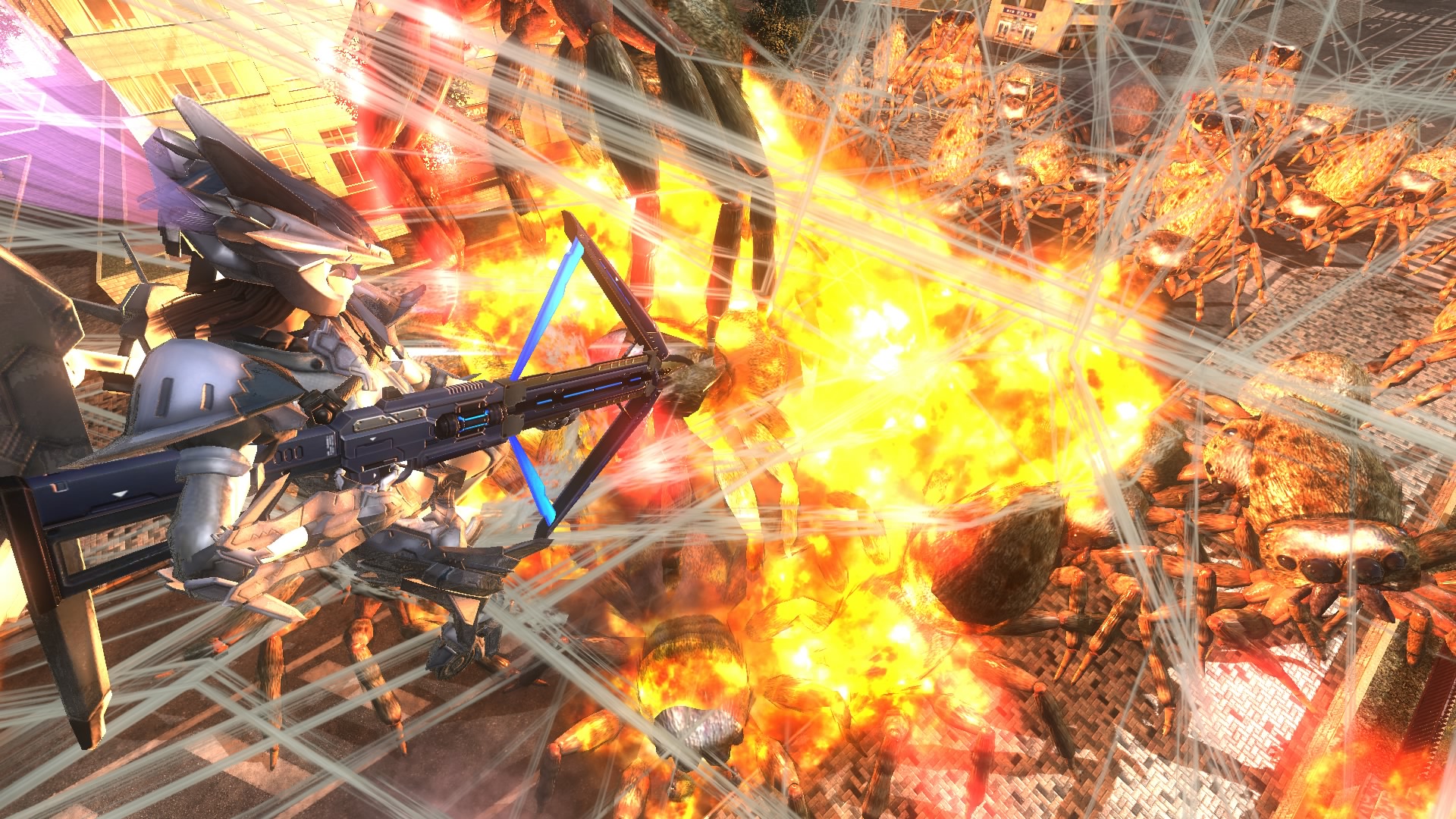 Скриншот: EARTH DEFENSE FORCE 4.1 The Shadow of New Despair