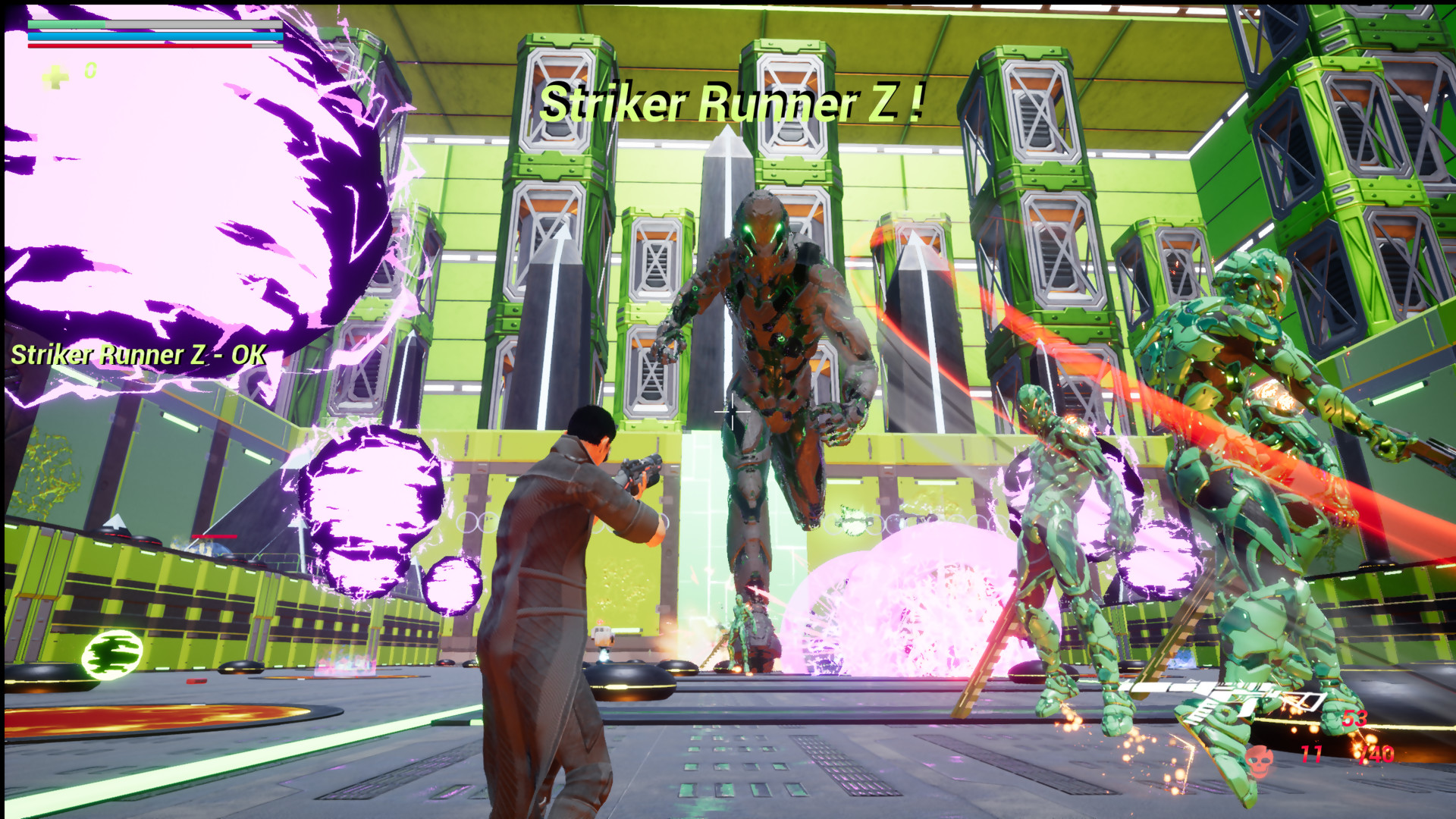 Скриншот: Strike The Striker Z