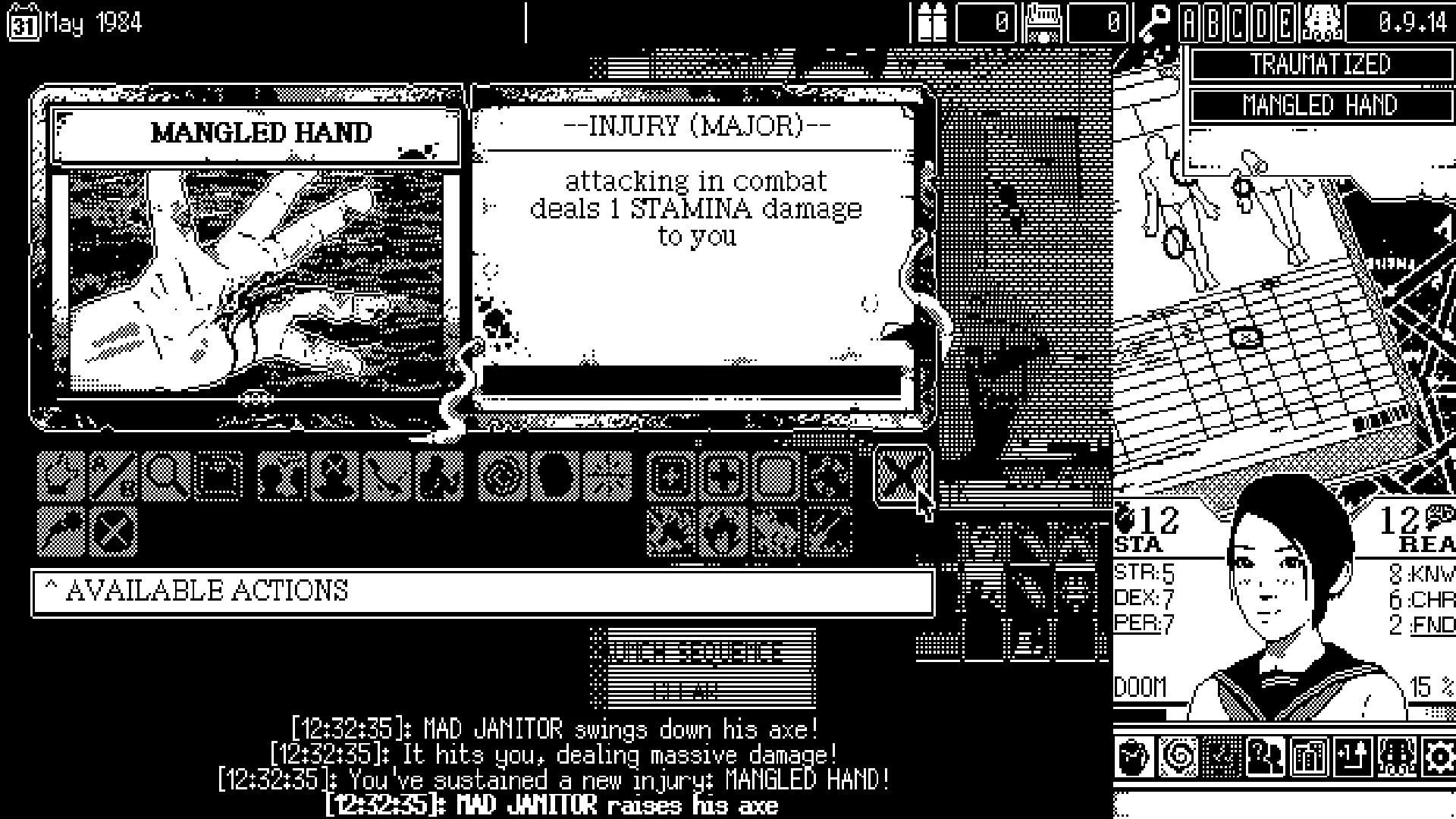 Скриншот 10: WORLD OF HORROR