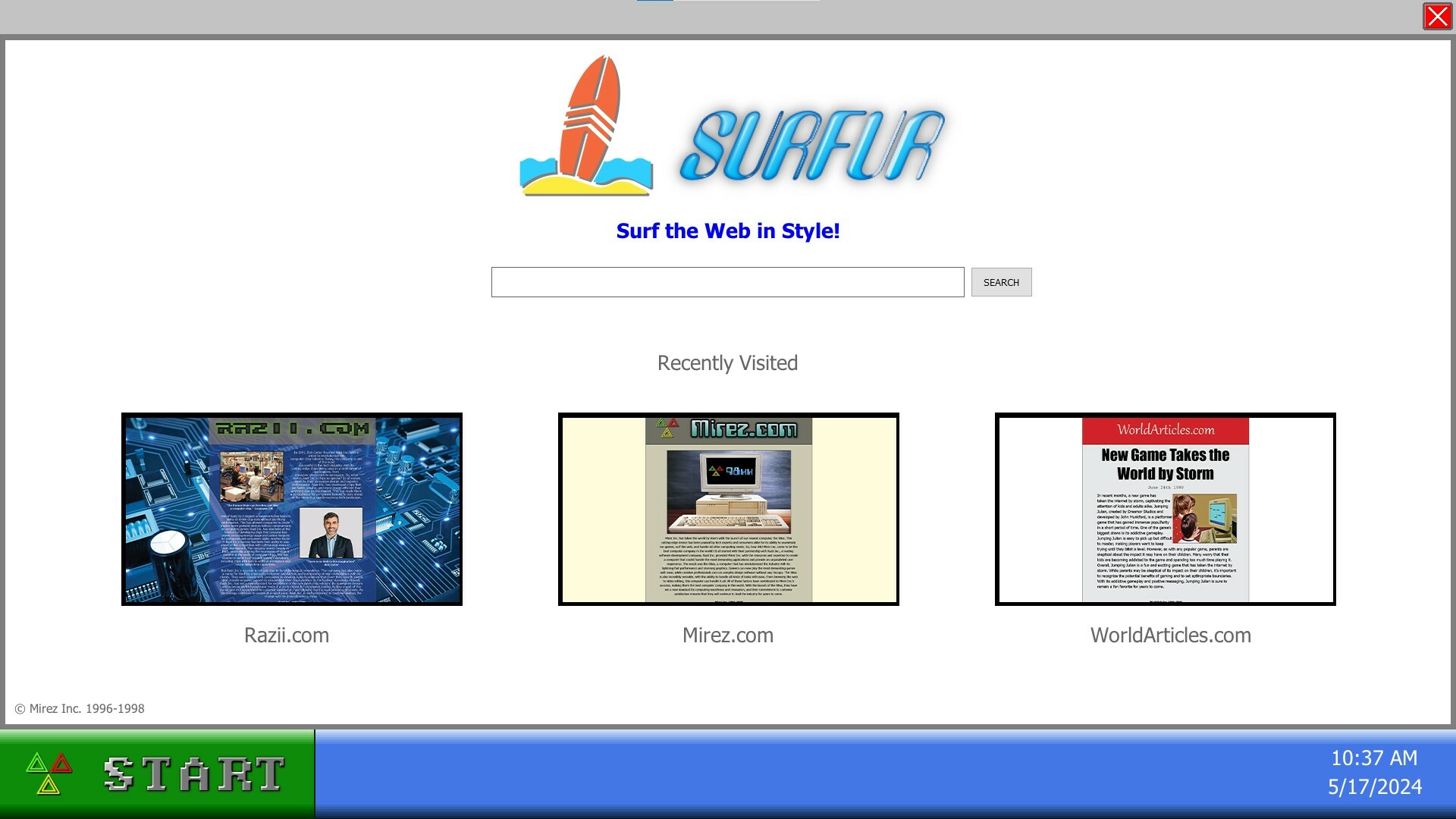 Скриншот: 98xx