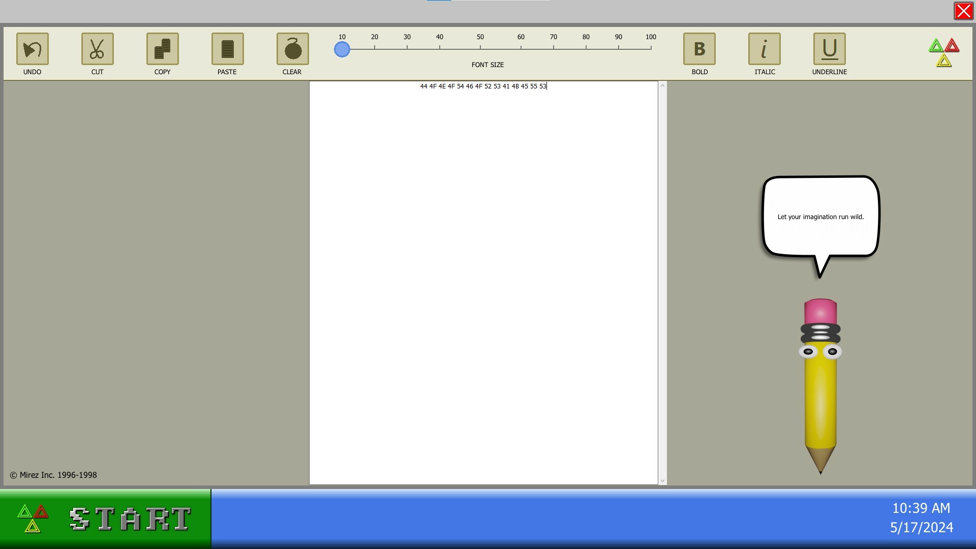 Скриншот: 98xx