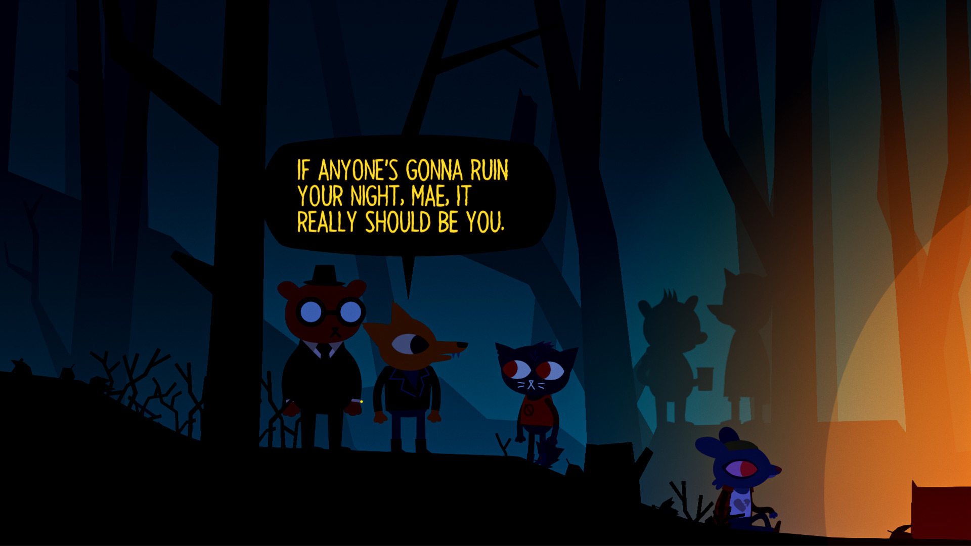 Скриншот: Night in the Woods