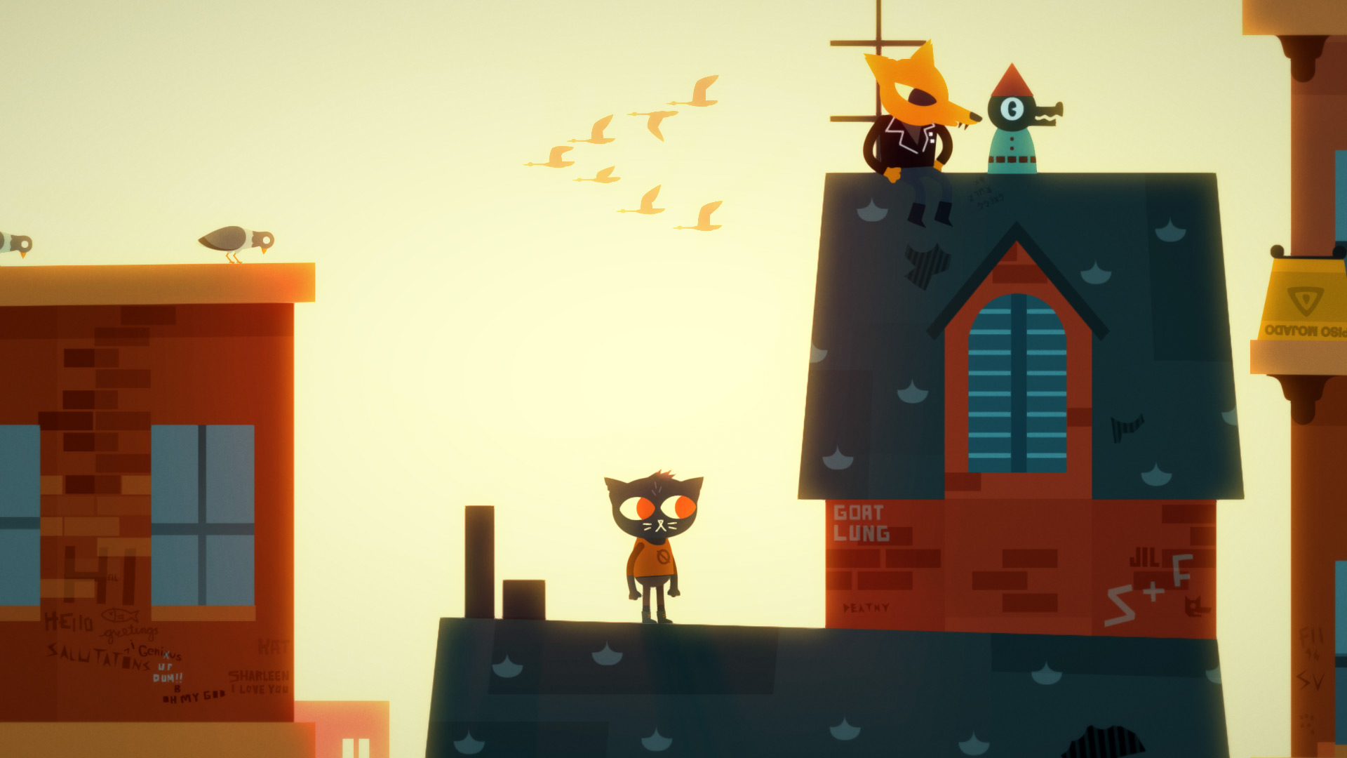 Скриншот: Night in the Woods