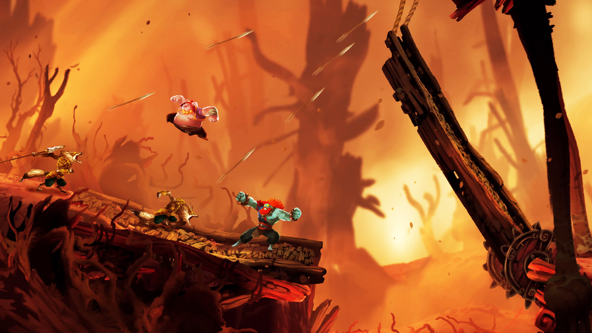 Скриншот: Unruly Heroes