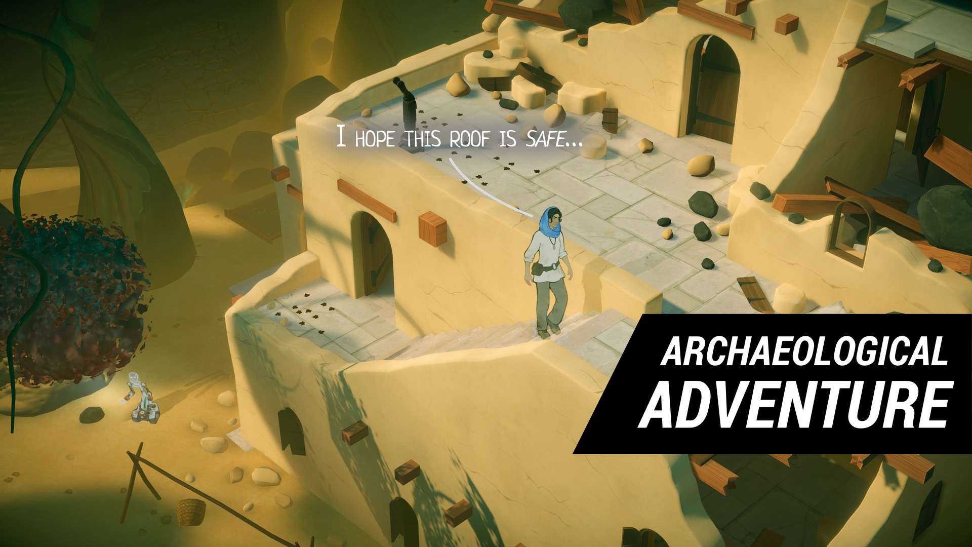 Скриншот: Heaven's Vault