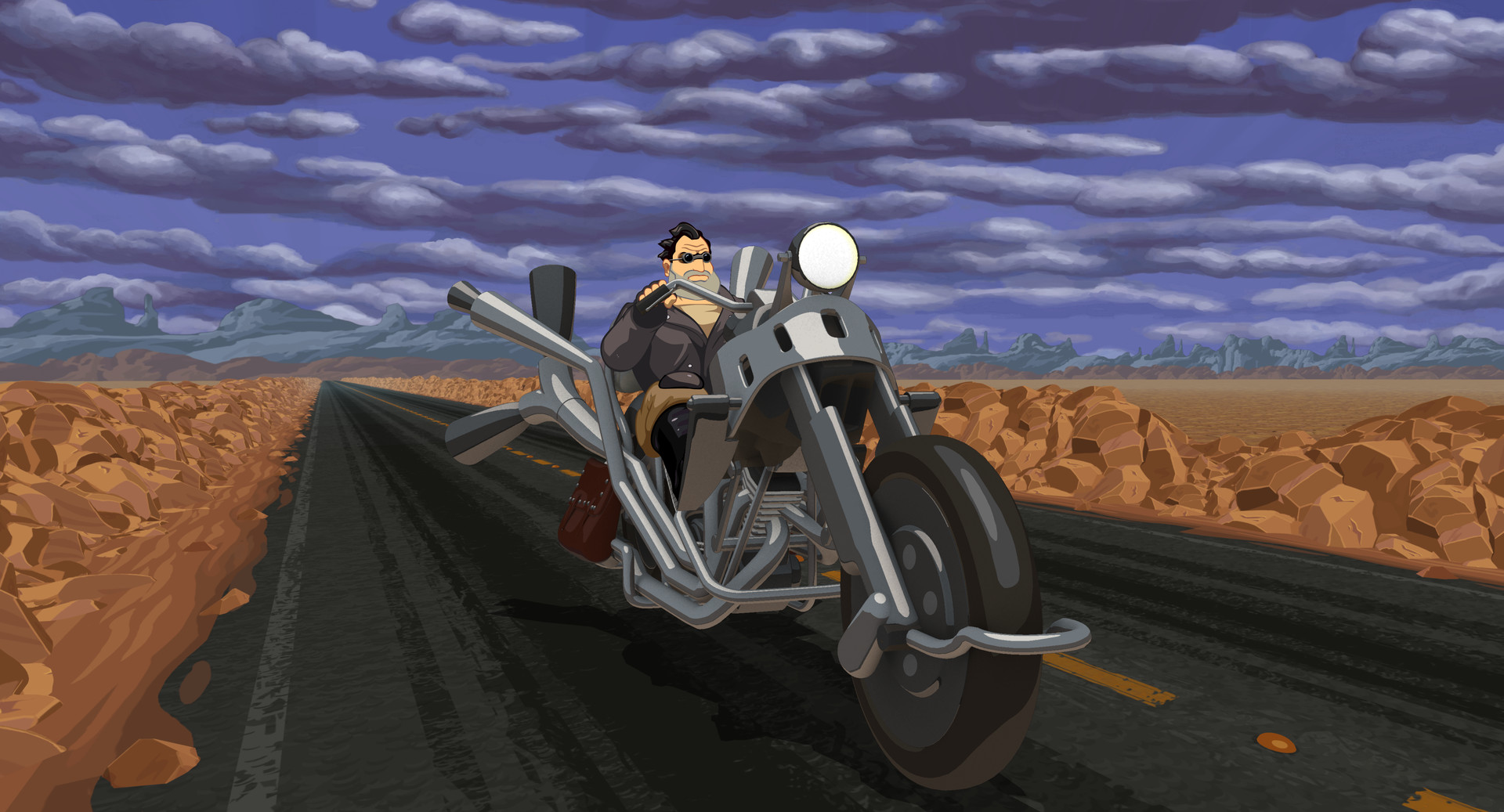 Скриншот: Full Throttle Remastered