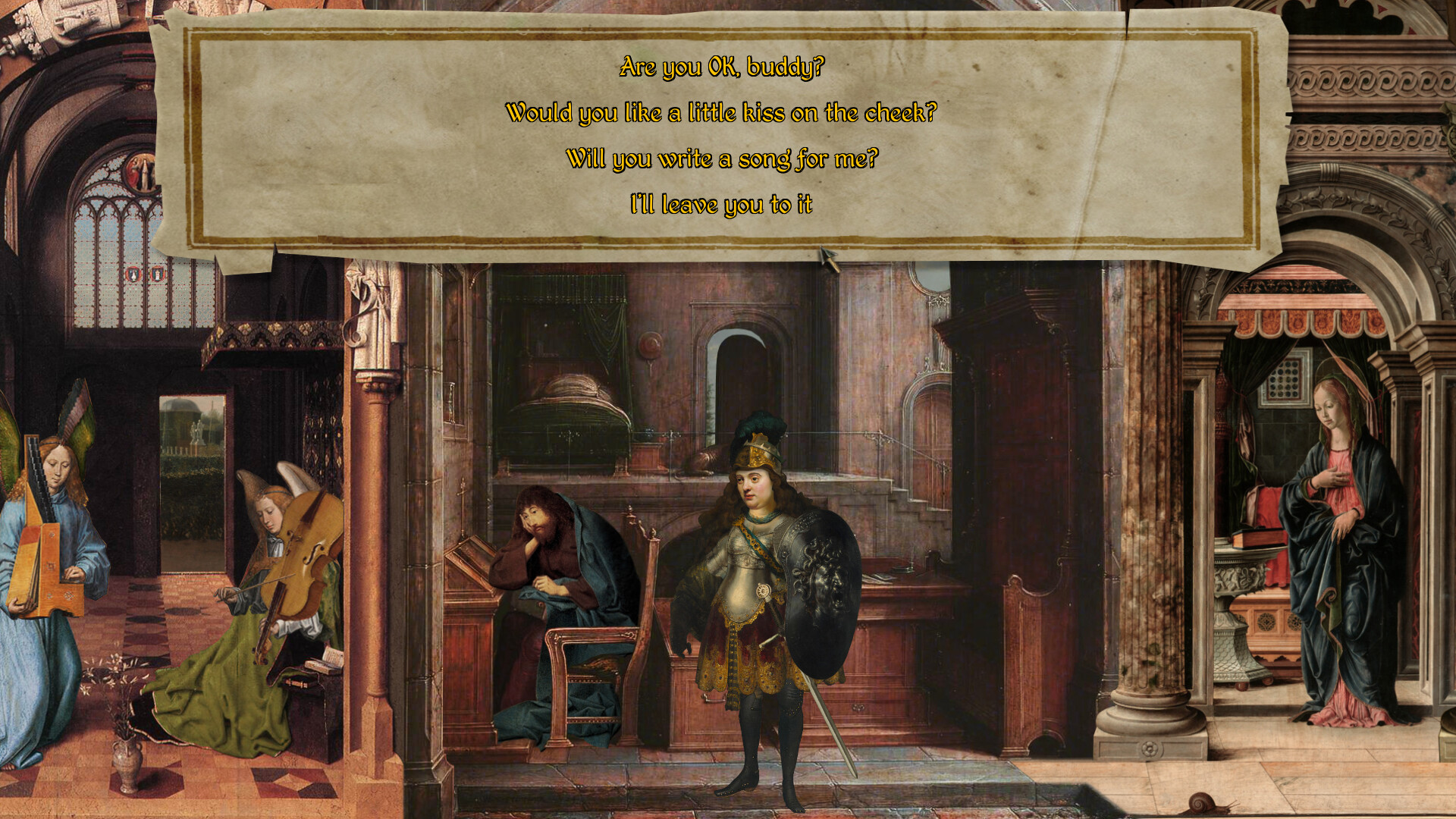 Скриншот: The Procession to Calvary