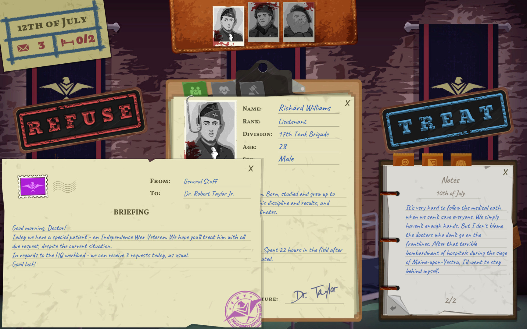 Скриншот 11: Field Hospital: Dr. Taylor's Story