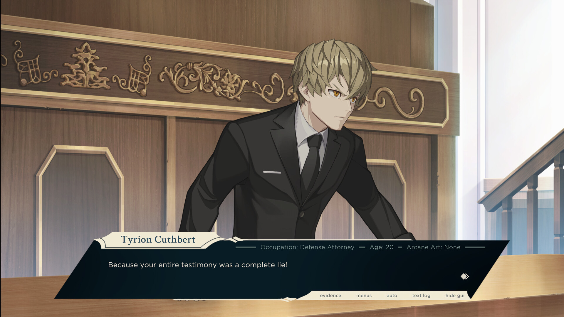 Скриншот: Tyrion Cuthbert: Attorney of the Arcane
