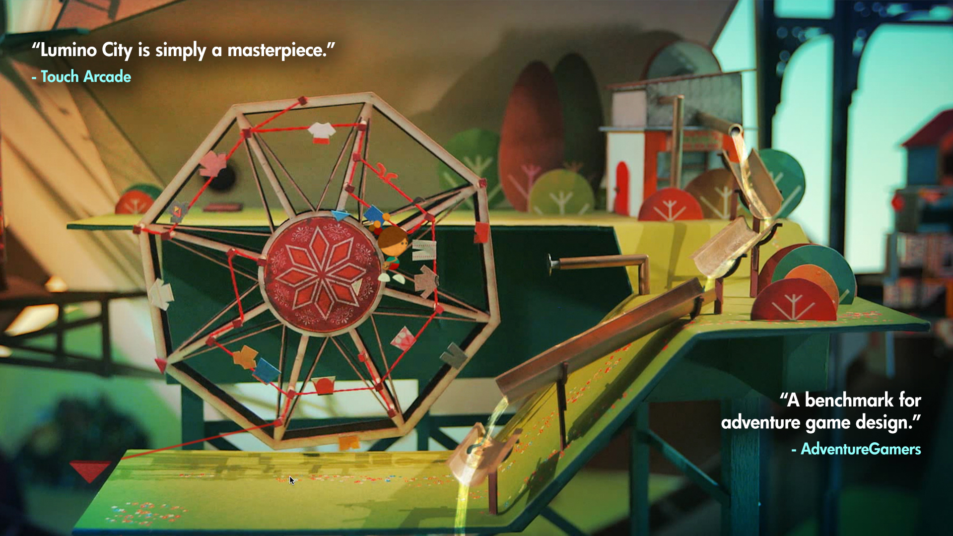 Скриншот: Lumino City