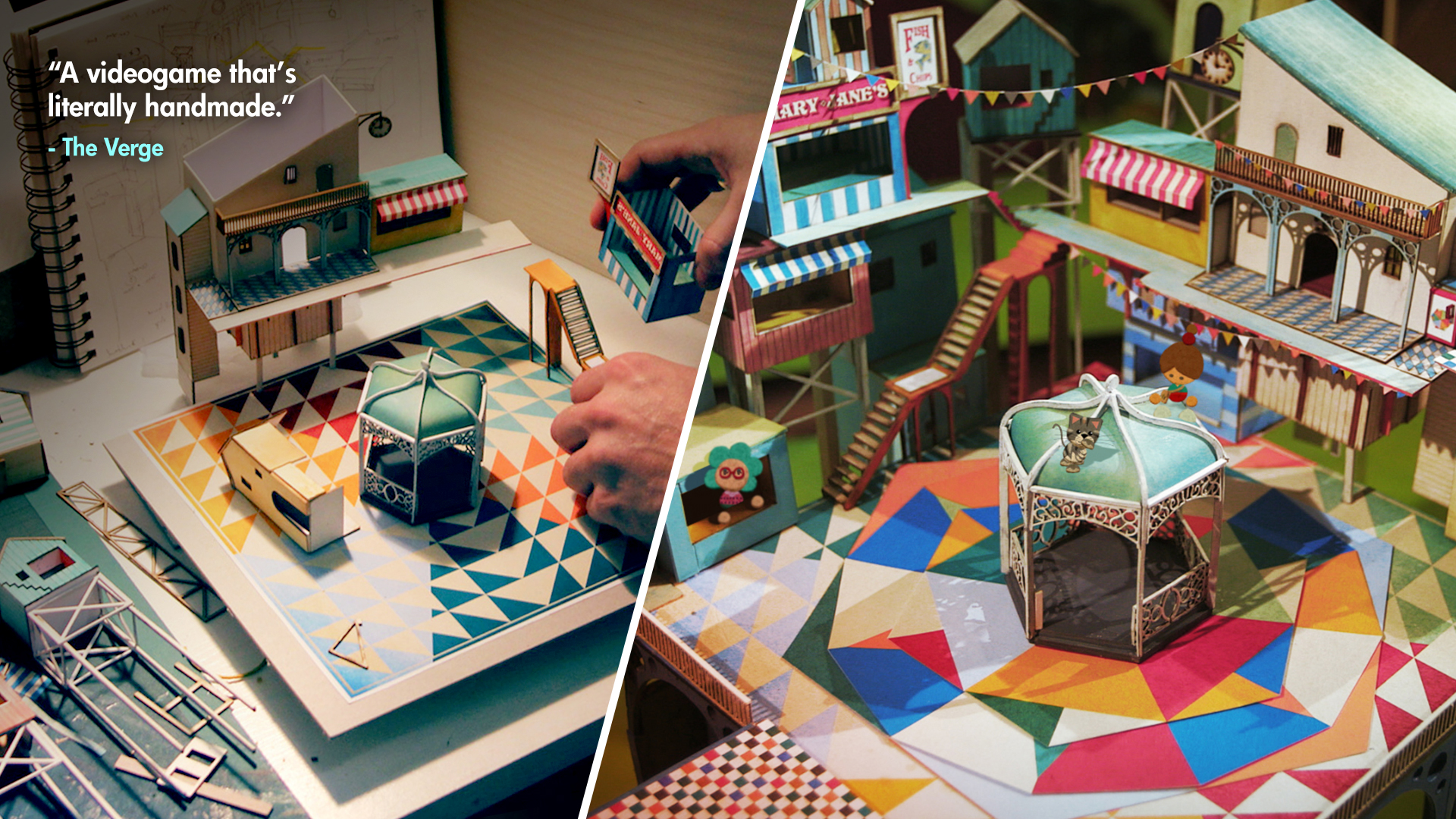 Скриншот: Lumino City