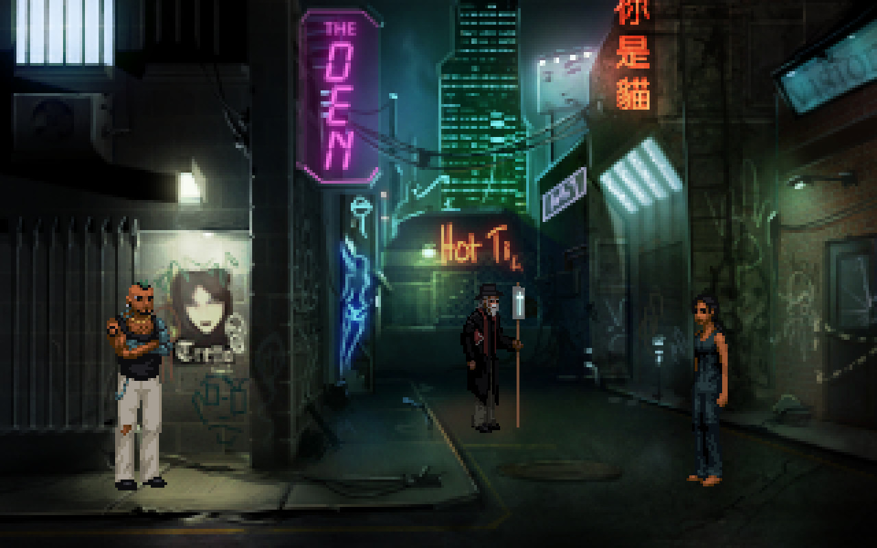 Скриншот: Technobabylon