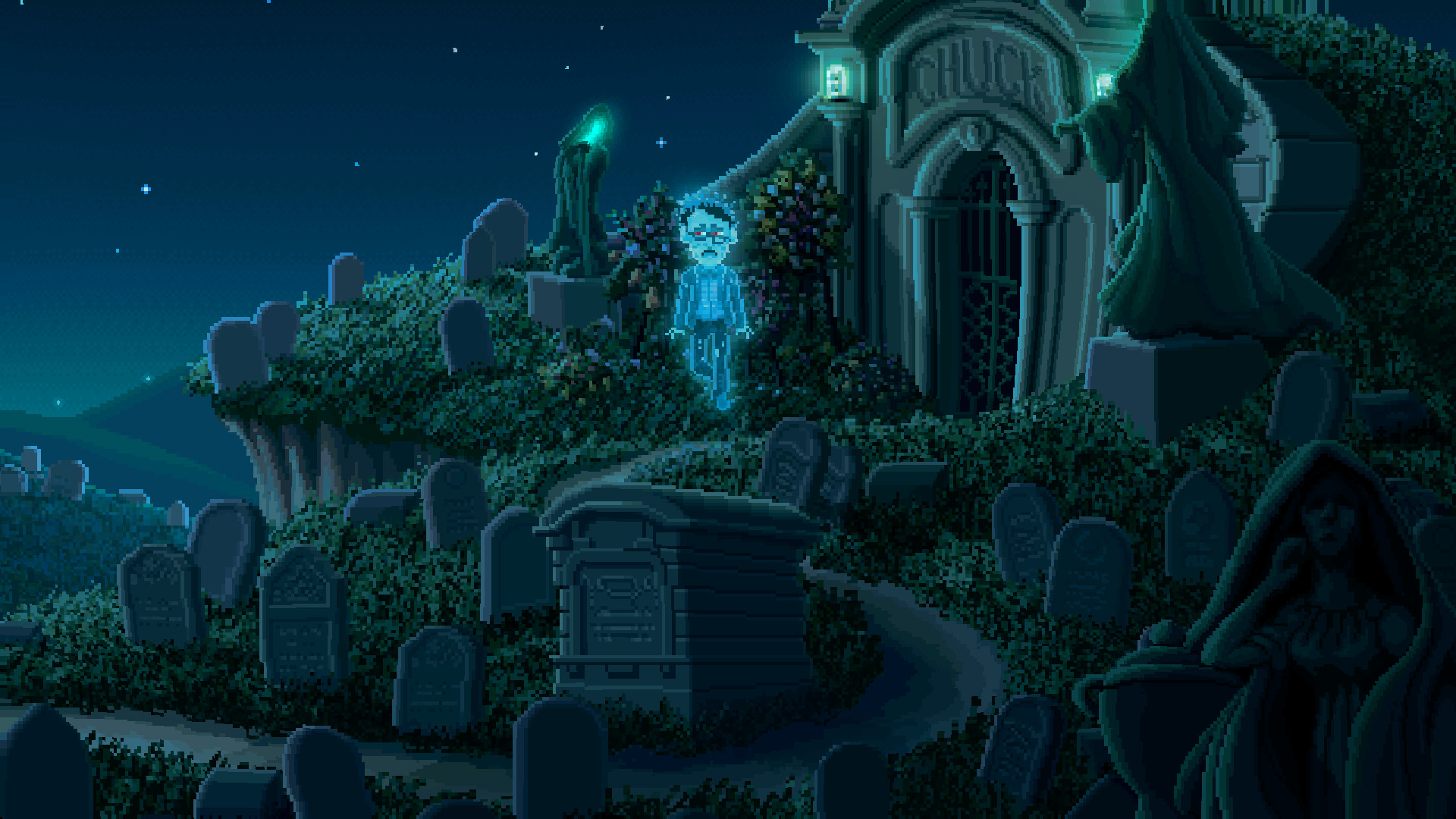Скриншот: Thimbleweed Park™