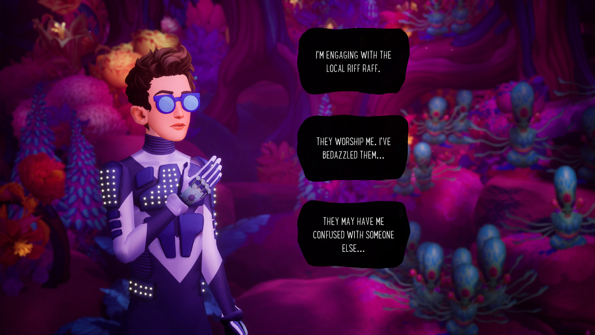 Скриншот: The Artful Escape