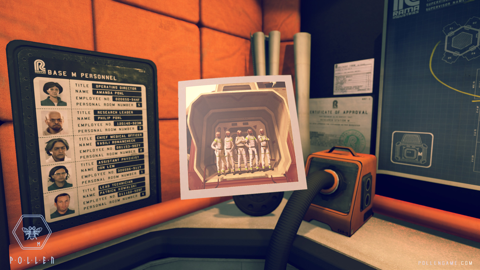 Скриншот: P·O·L·L·E·N