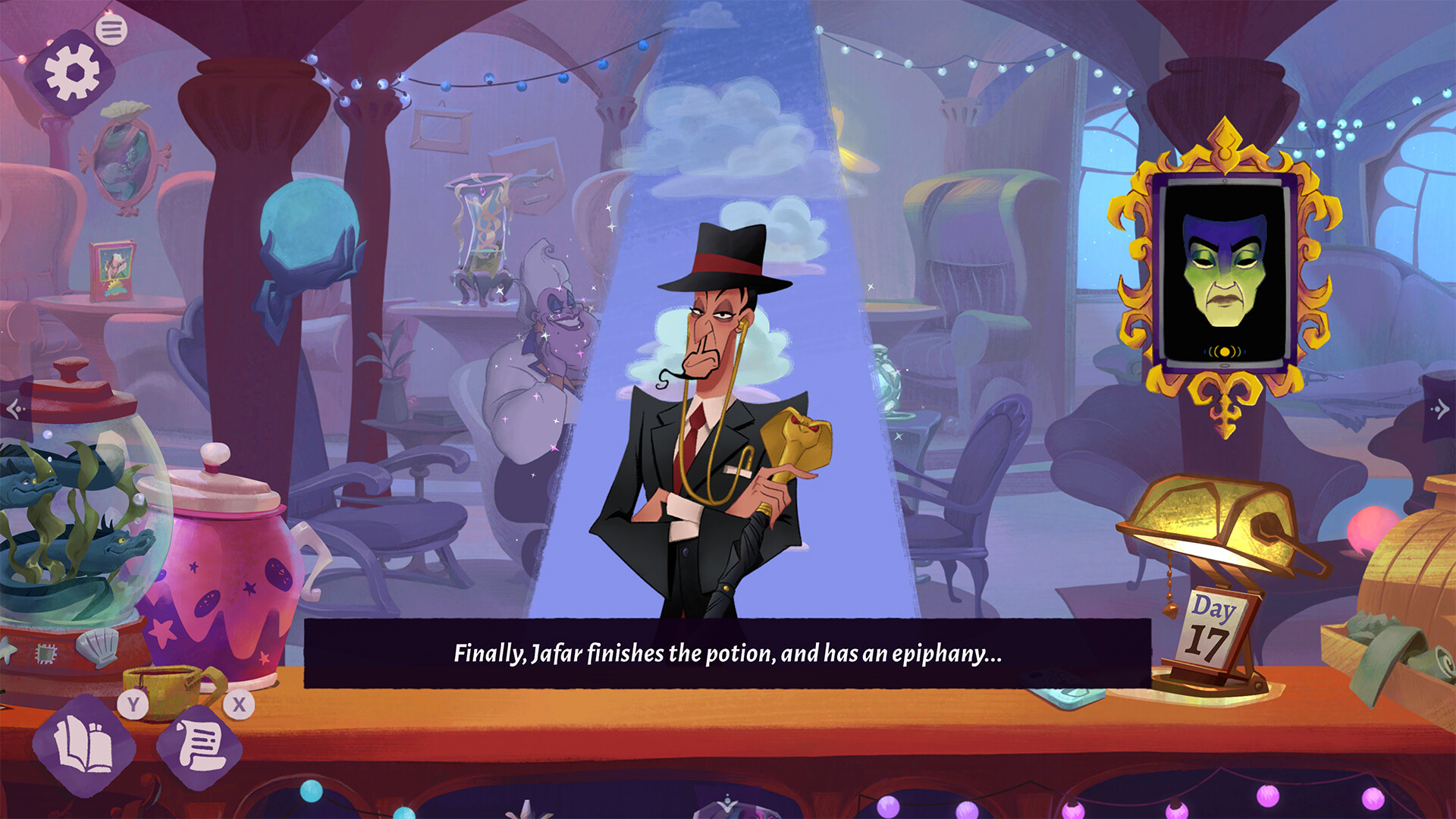 Скриншот: Disney Villains Cursed Café