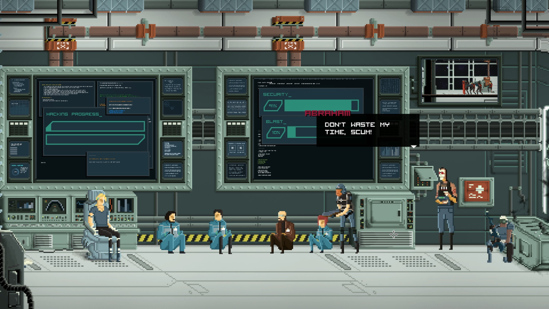 Скриншот: Gods Will Be Watching