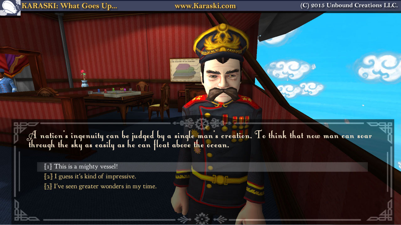 Скриншот: Karaski: What Goes Up...
